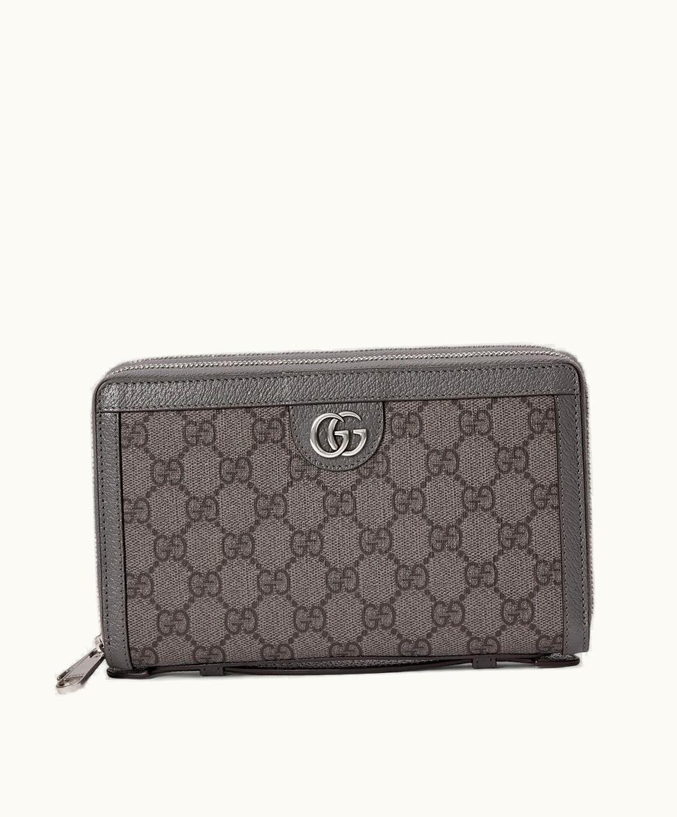 Gucci Gucci Ophidia GG Travel Case Grey And Black Supreme