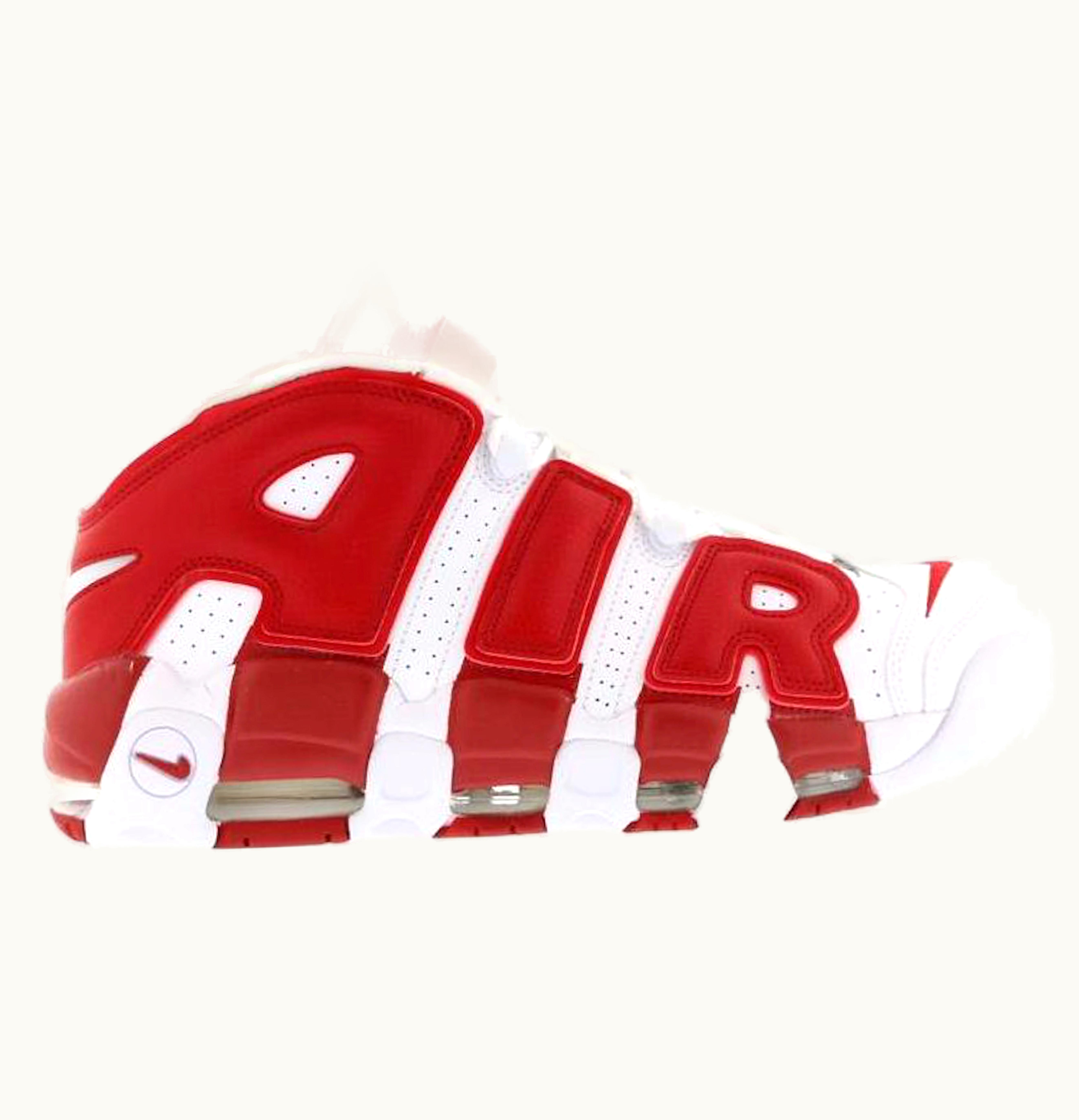 Nike Nike Air More Uptempo White Varsity Red