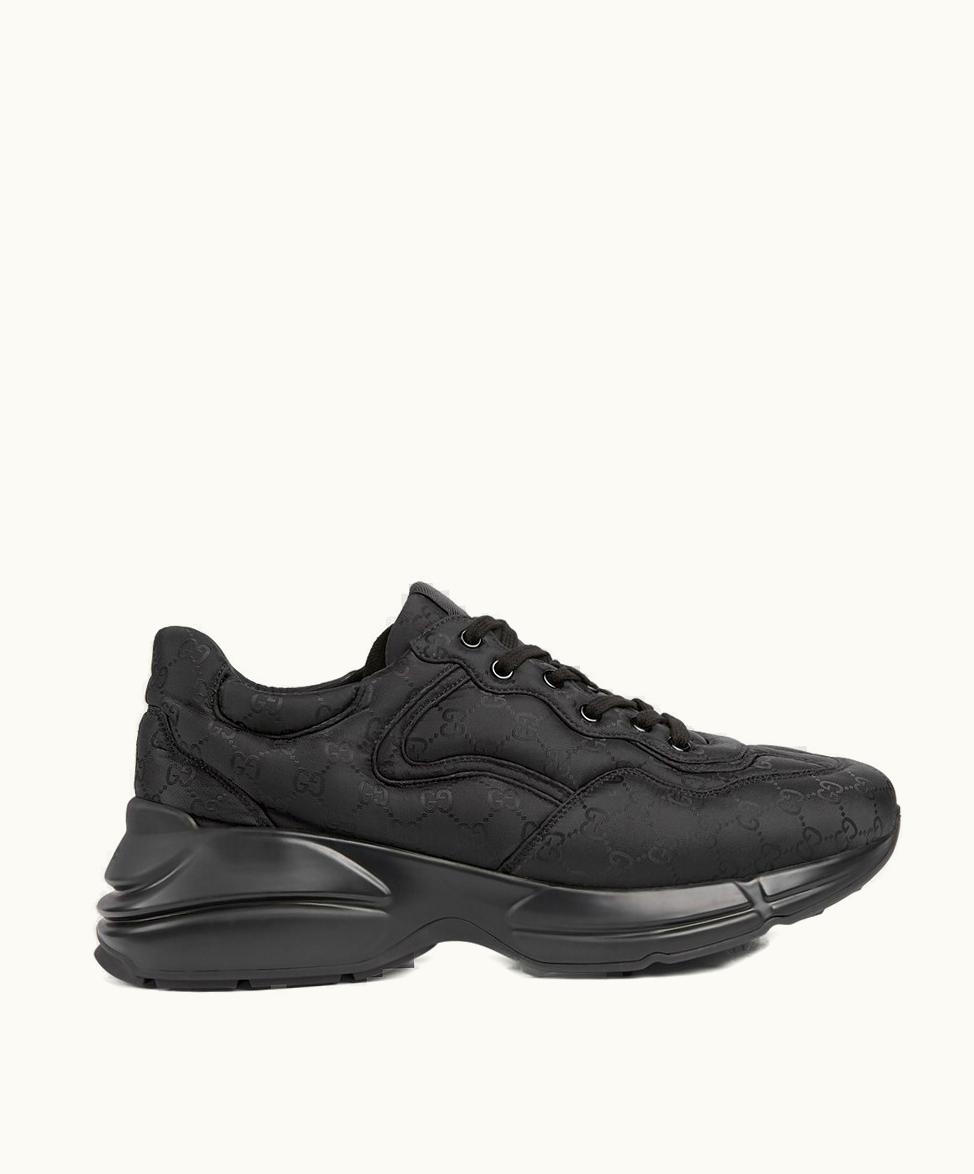 Gucci Gucci Men's GG Rhyton Trainer Black GG Nylon