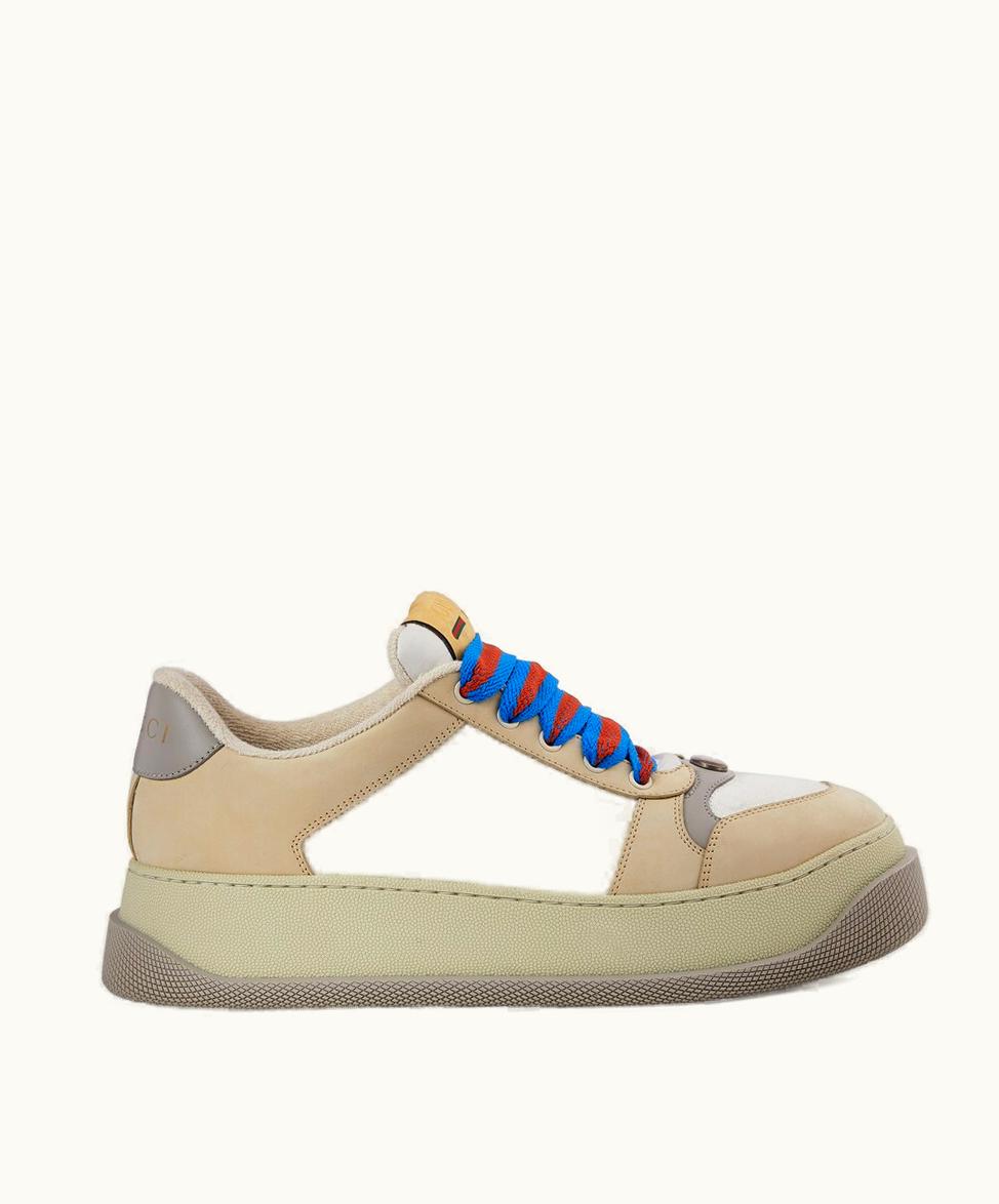 Gucci Gucci Men's Screener GG Trainer White GG Canvas