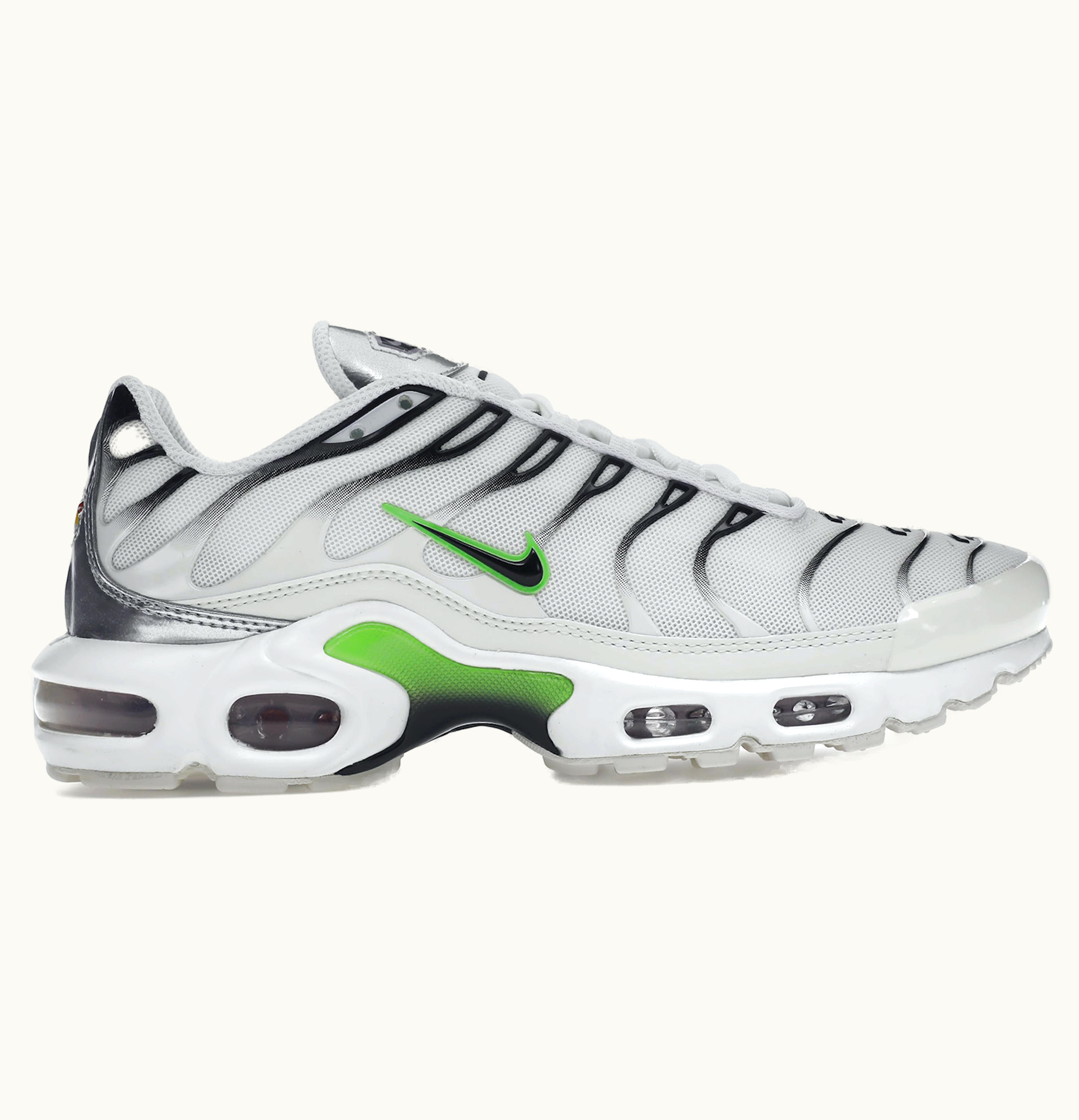 Nike Nike Air Max Plus White Neon Metallic Silver W