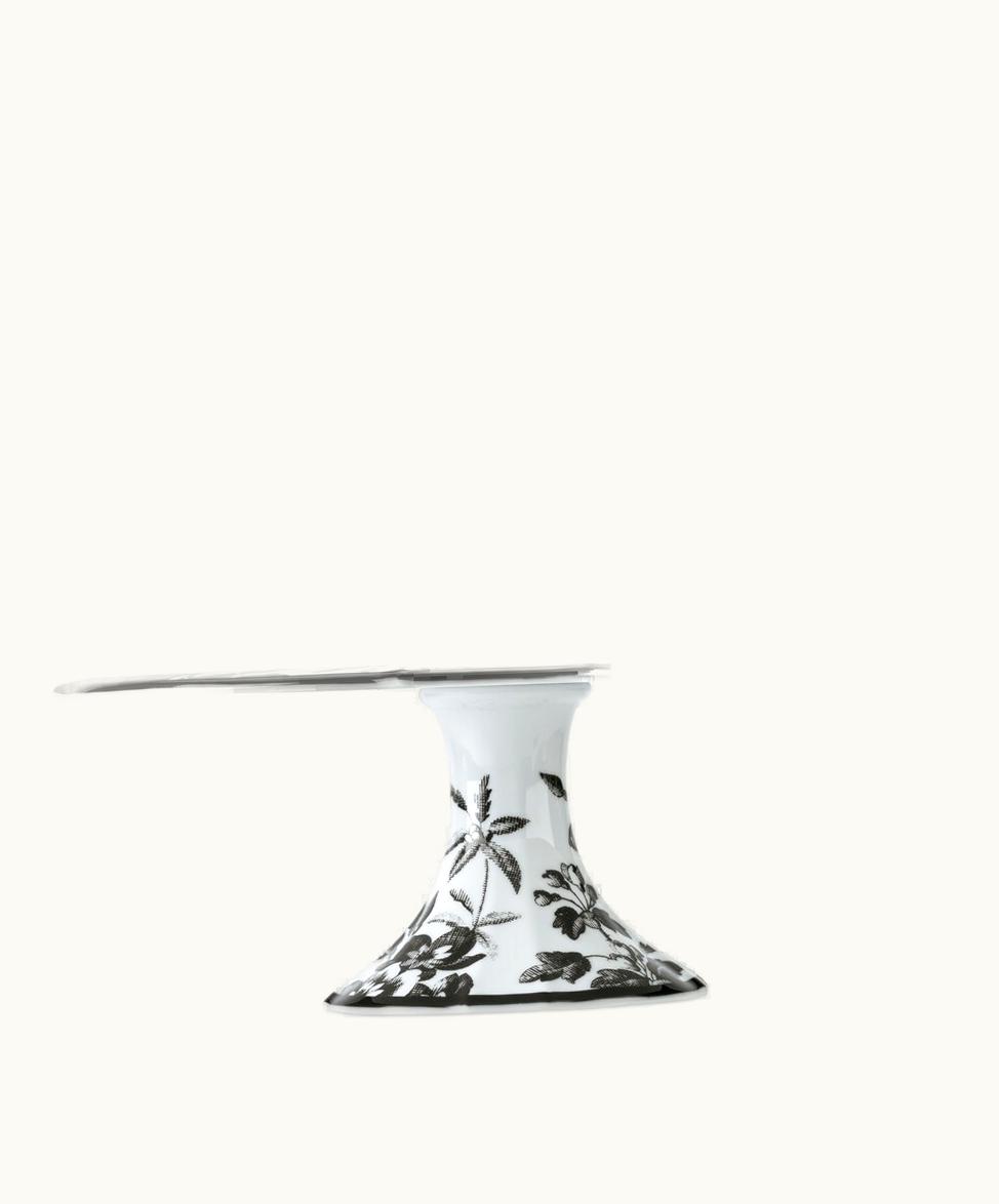 Gucci Gucci Herbarium Cake Stand Black And White Porcelain
