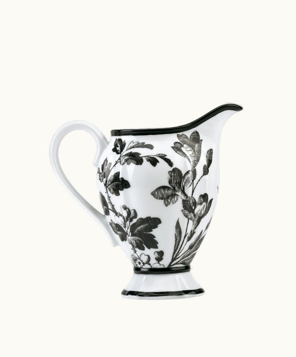 Gucci Gucci Herbarium Creamer Black And White Porcelain