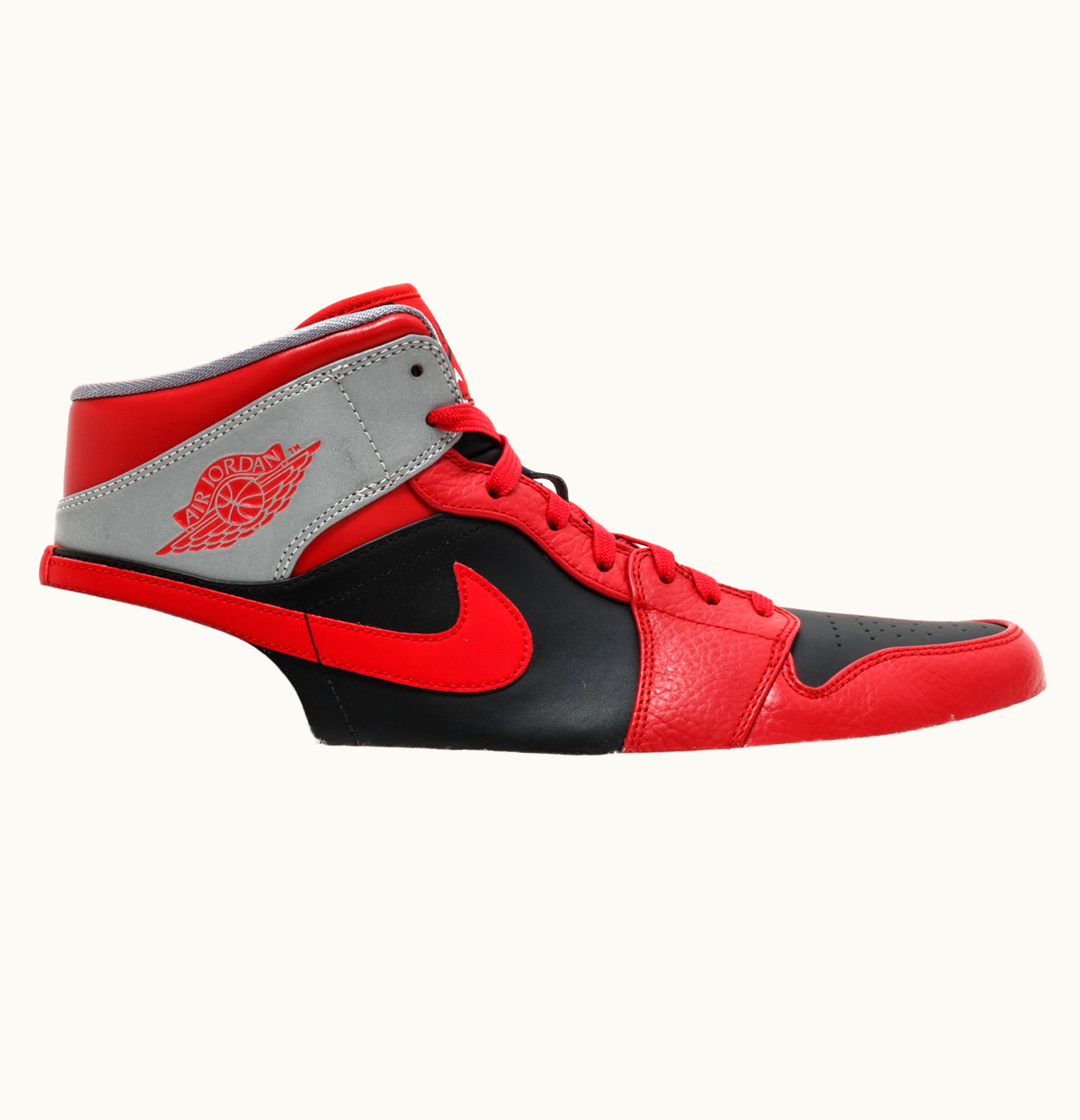 Jordan Air Jordan 1 Mid Fire Red Cement