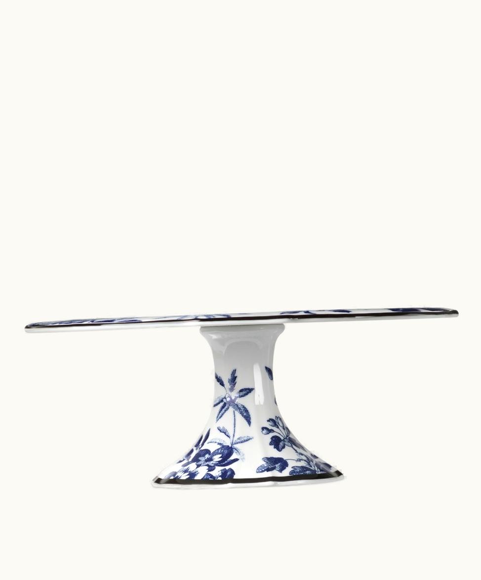 Gucci Gucci Herbarium Cake Stand Blue And White Porcelain