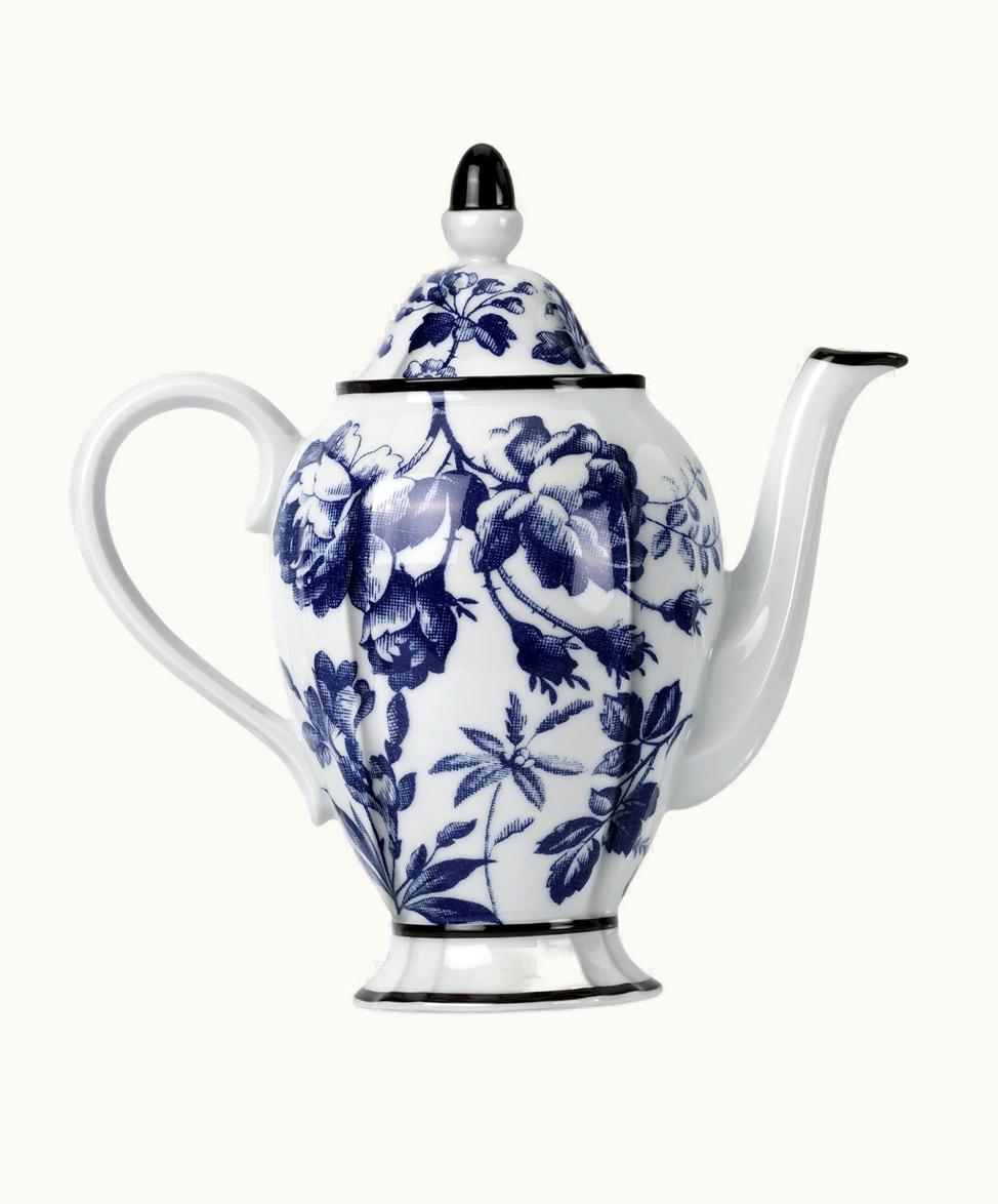 Gucci Gucci Herbarium Coffee Pot Blue And White Porcelain
