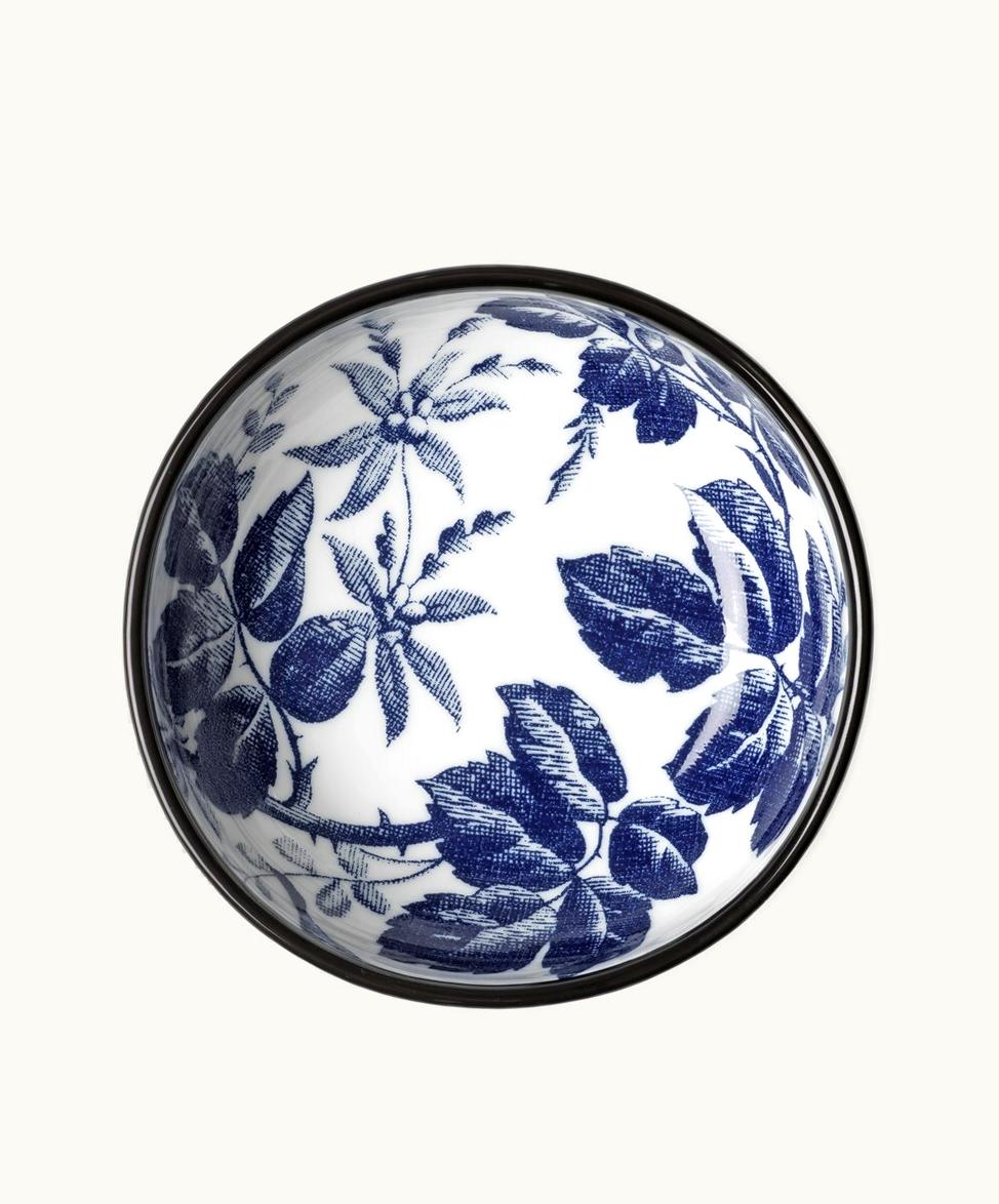 Gucci Gucci Herbarium Cup, Set Of Two Blue And White Porcelain