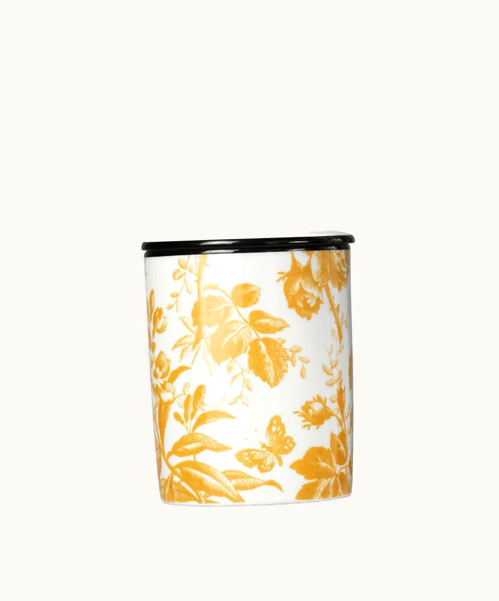 Gucci Gucci Mehen, Herbarium Print Candle Yellow Porcelain