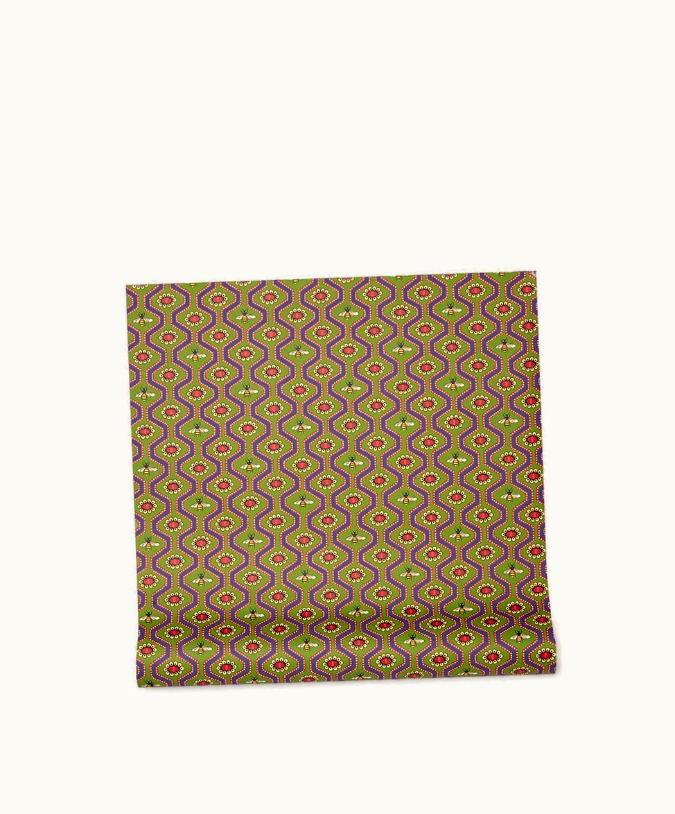 Gucci Gucci Pearl Eyes Print Wallpaper Green Pearl Eyes Print