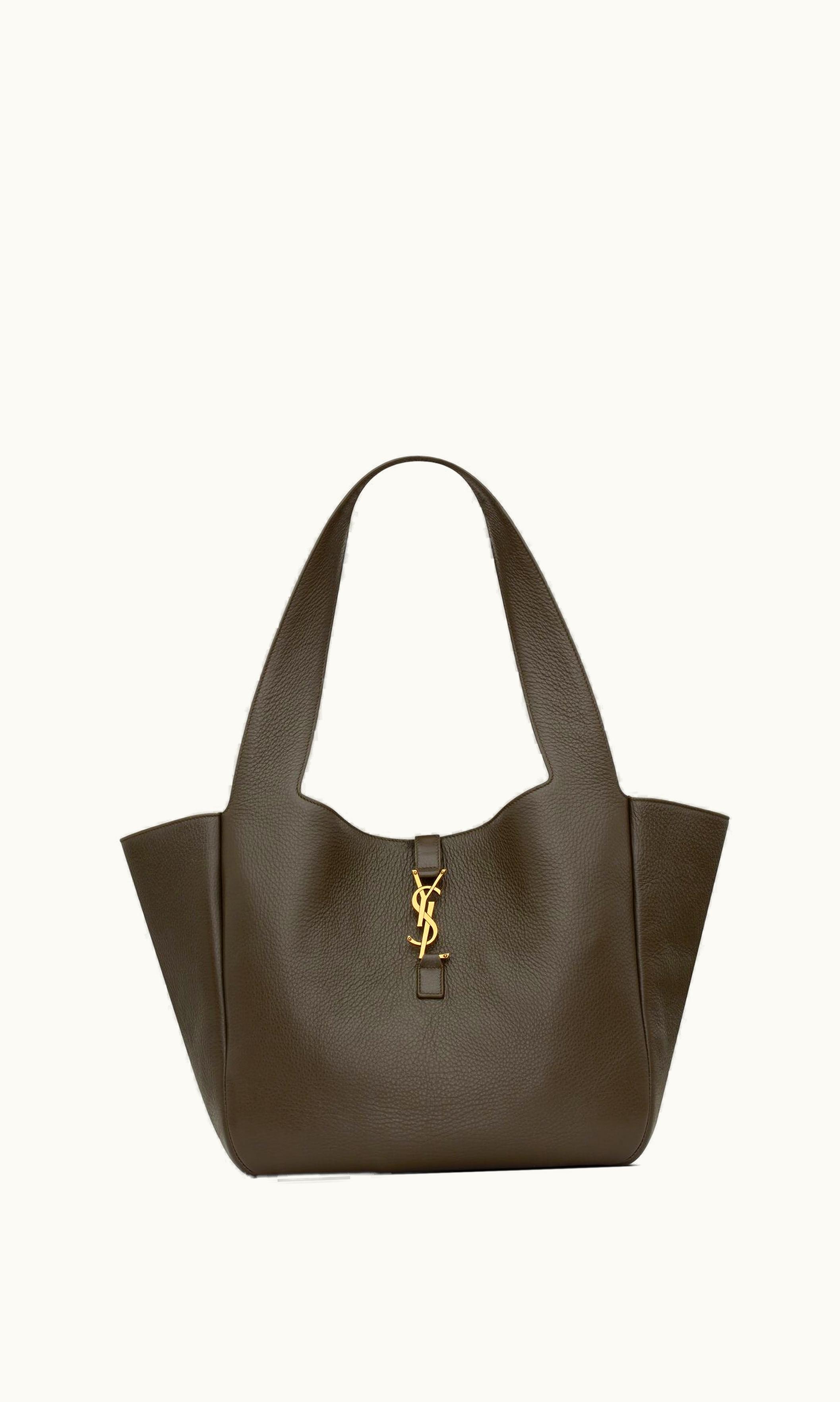 Saint Laurent Saint Laurent Bea In Grained Leather Light Musk