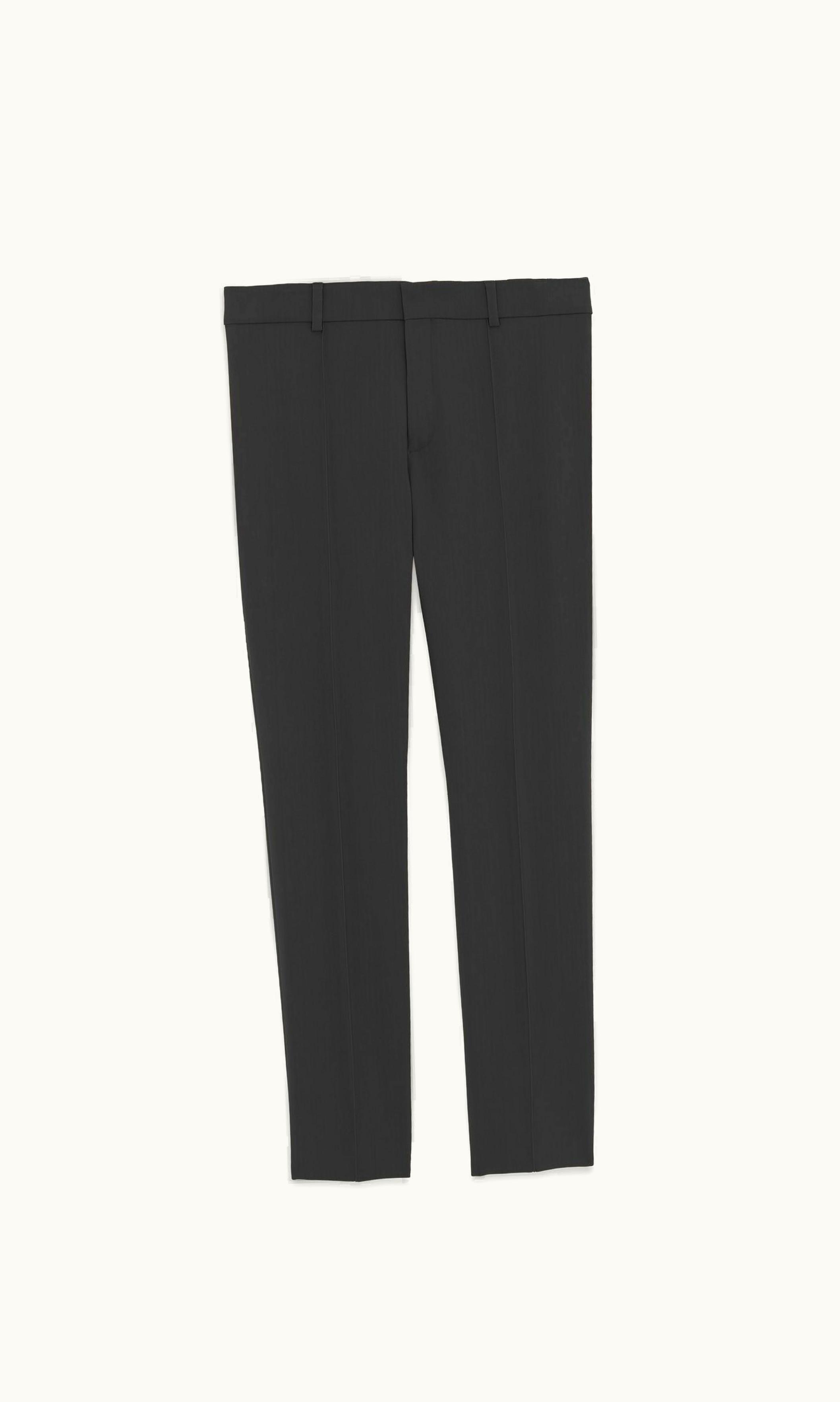 Saint Laurent Saint Laurent Low-Rise Pants In Stretch Gabardine Black