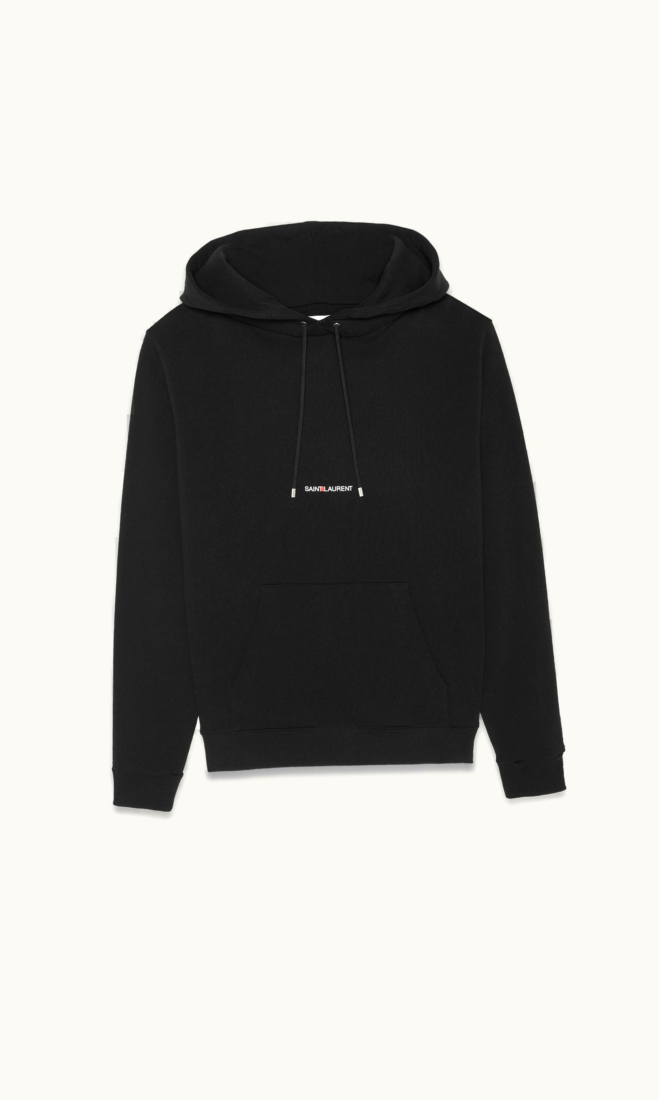 Saint Laurent Saint Laurent Rive Gauche Hoodie Black