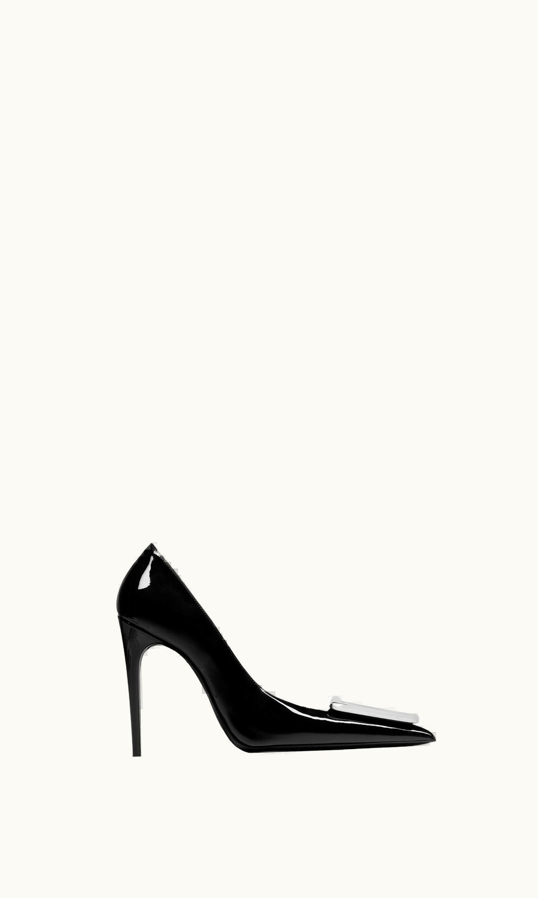 Saint Laurent Saint Laurent Avenue Pumps In Patent Leather Black