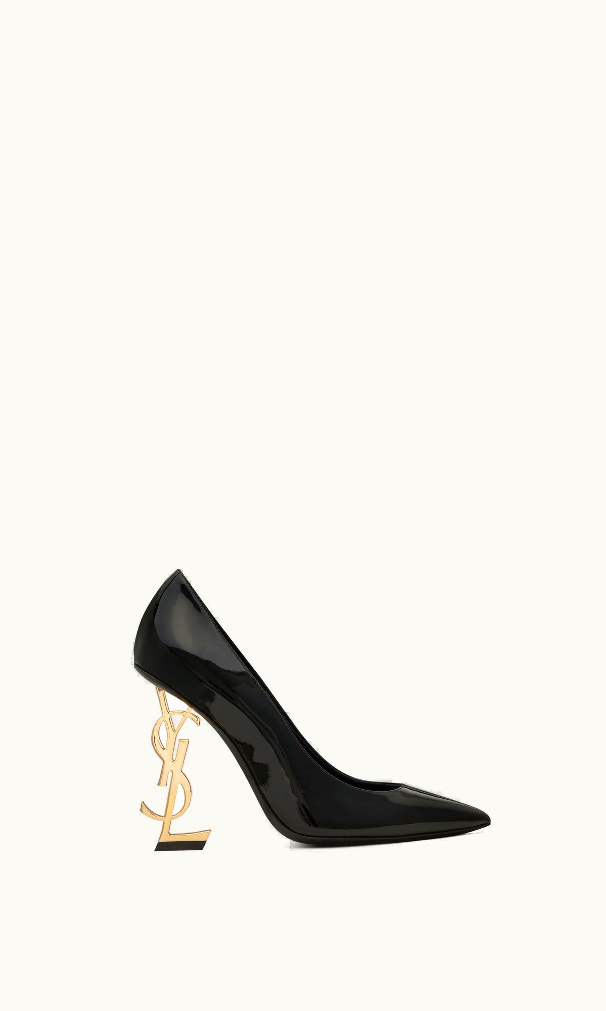 Saint Laurent Saint Laurent Opyum Pumps In Patent Leather Black