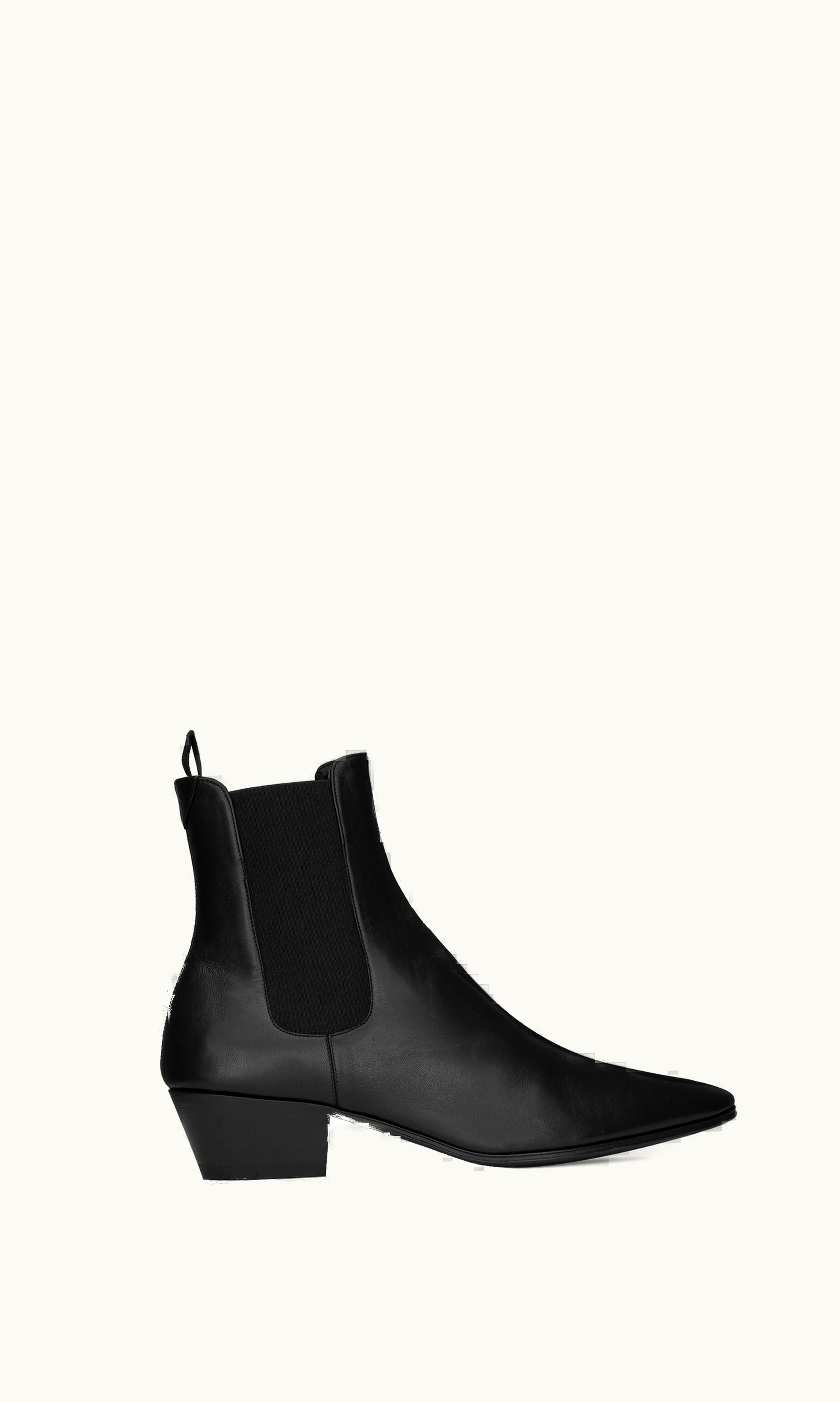 Saint Laurent Saint Laurent Vassili Chelsea Boots In Smooth Leather Black