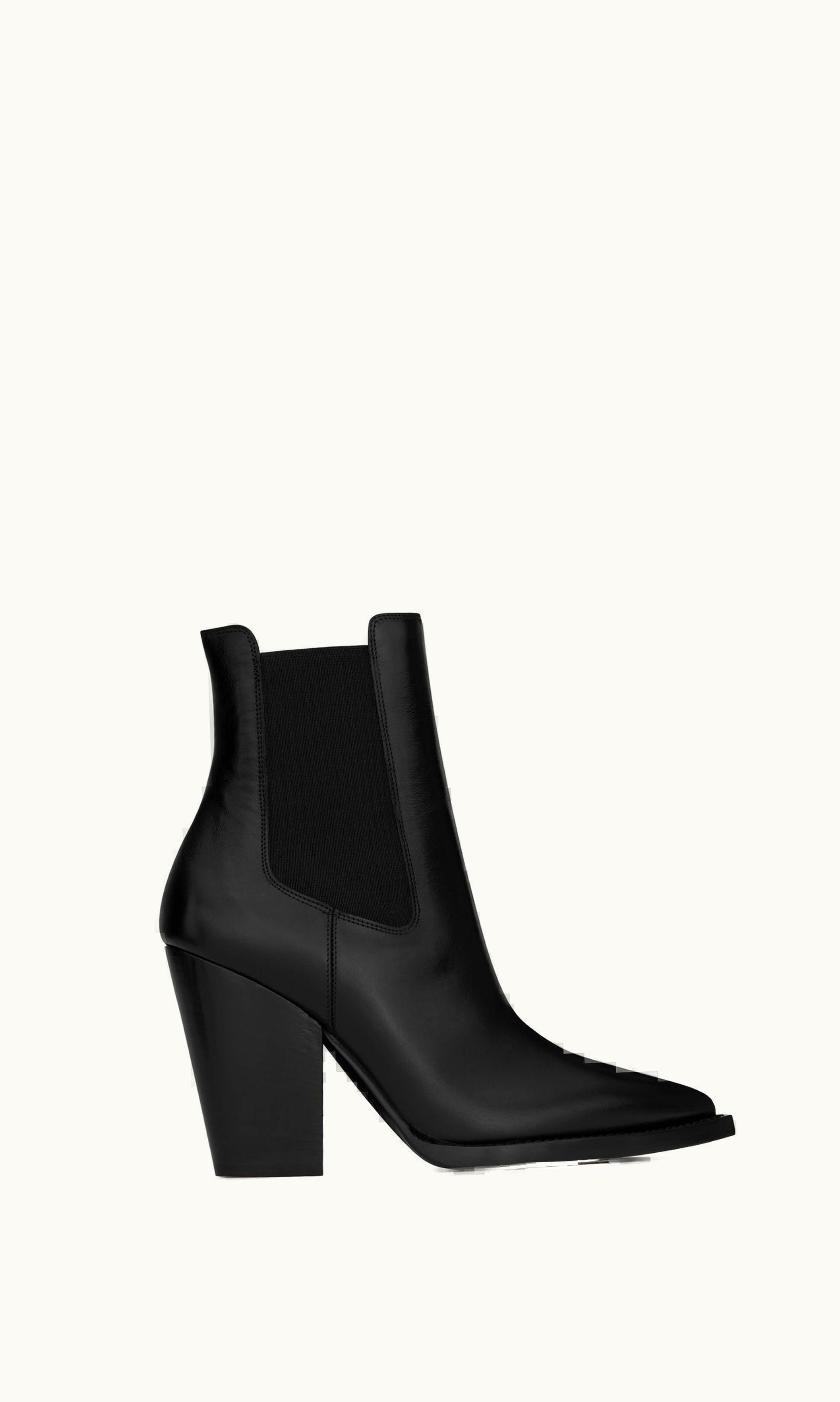 Saint Laurent Saint Laurent Theo Chelsea Boots In Smooth Leather Black