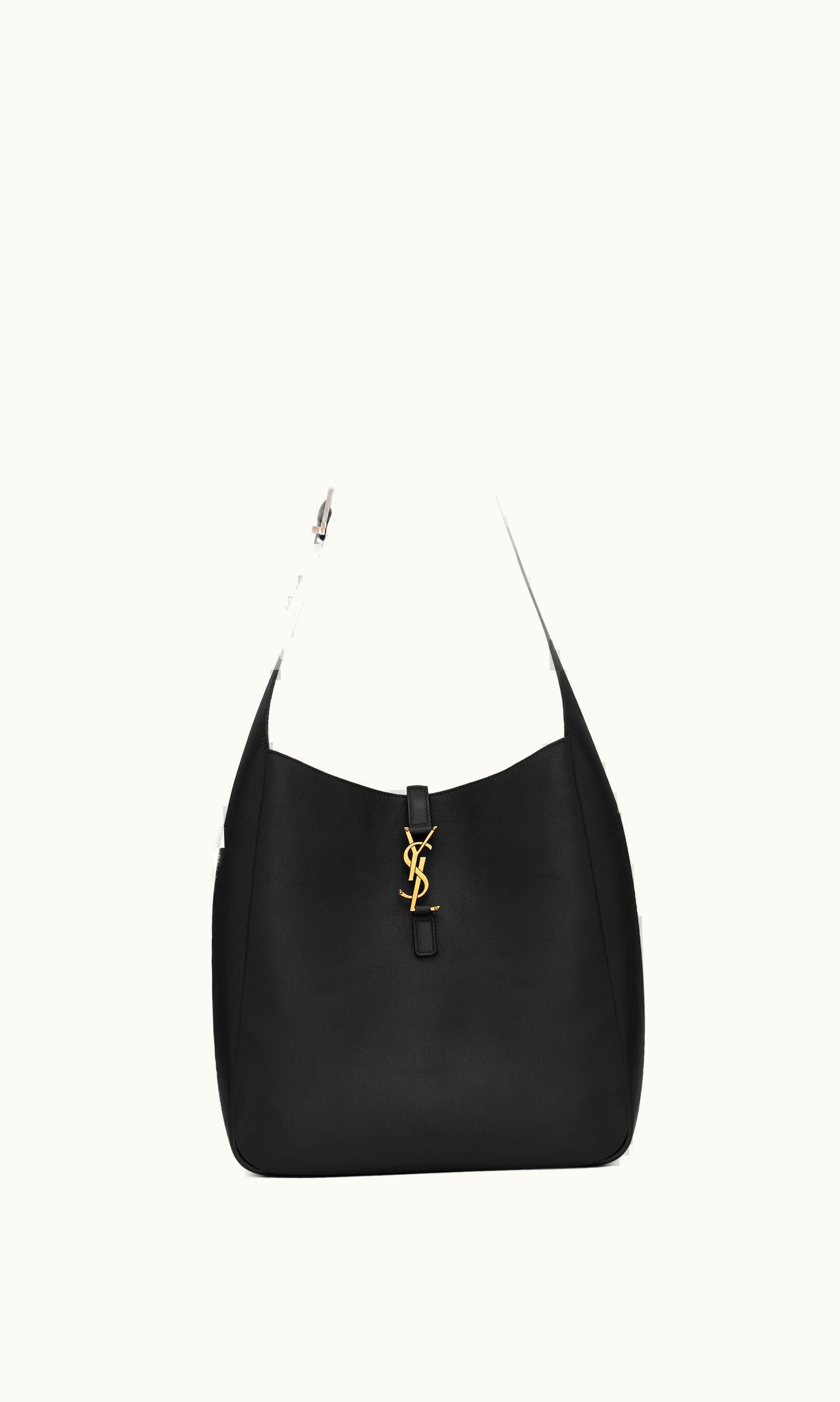 Saint Laurent Saint Laurent Le 5 À 7 Supple Large In Smooth Leather Black