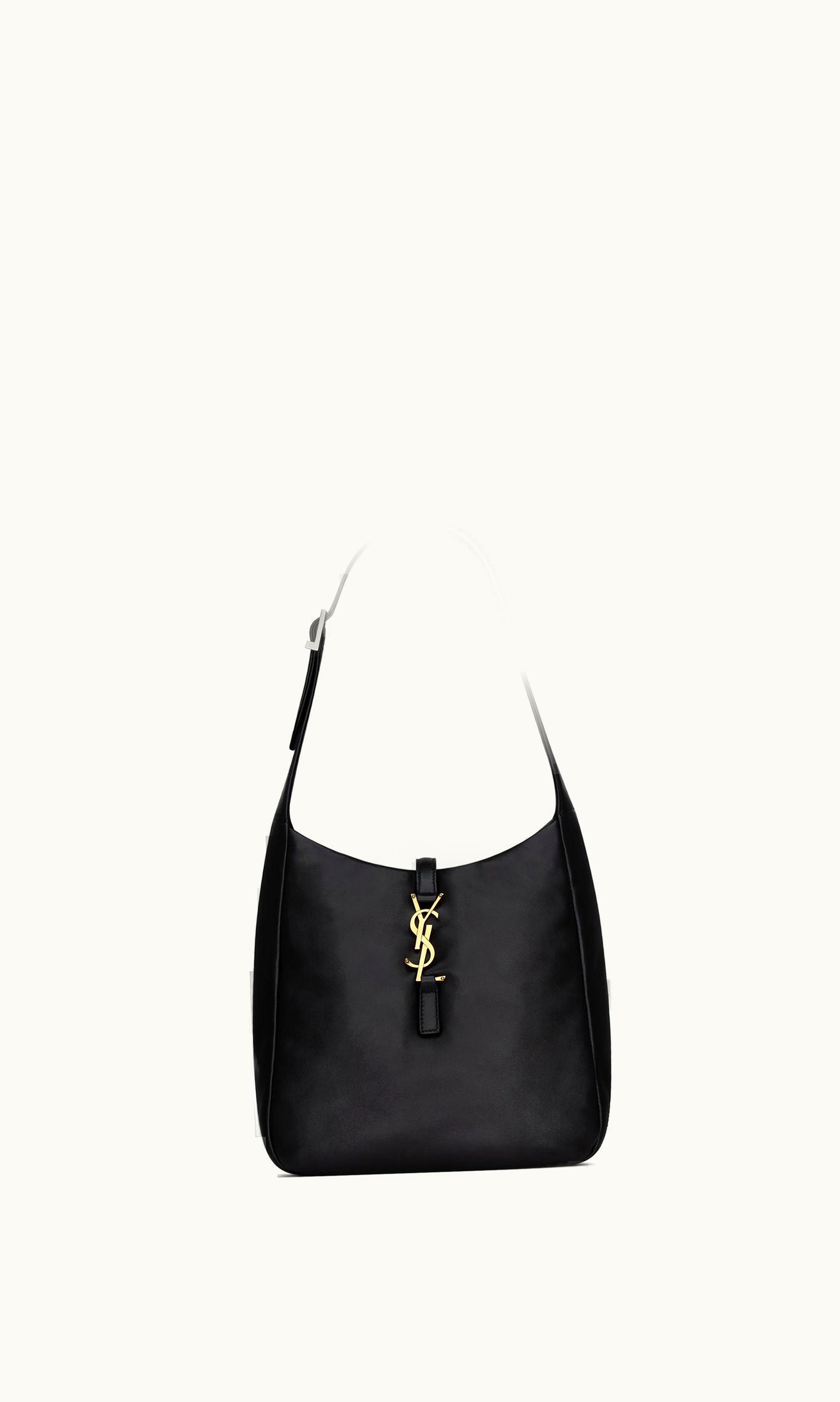 Saint Laurent Saint Laurent Le 5 À 7 Supple Small In Padded Lambskin Black