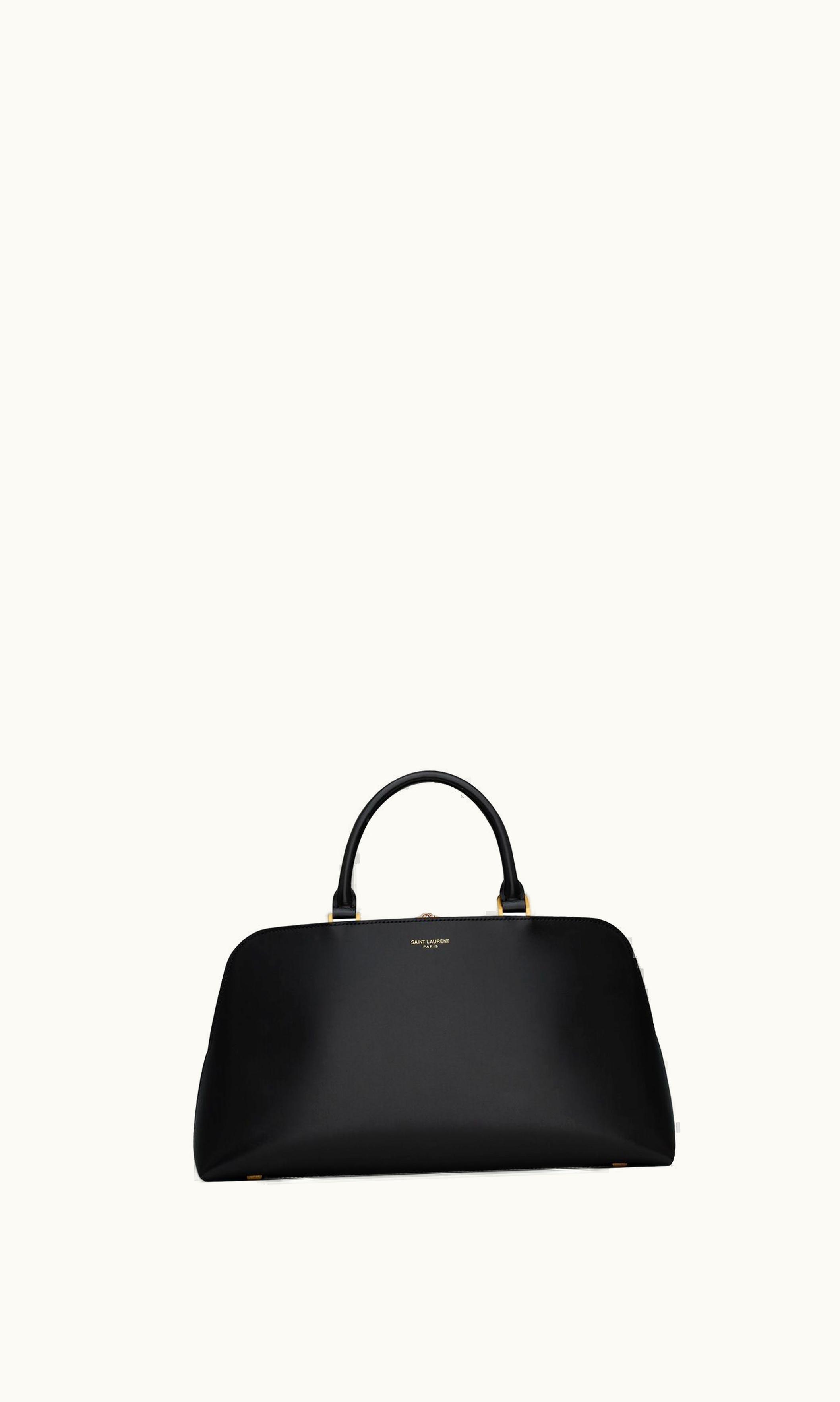 Saint Laurent Saint Laurent Sac De Jour Small Duffle In Shiny Leather Black