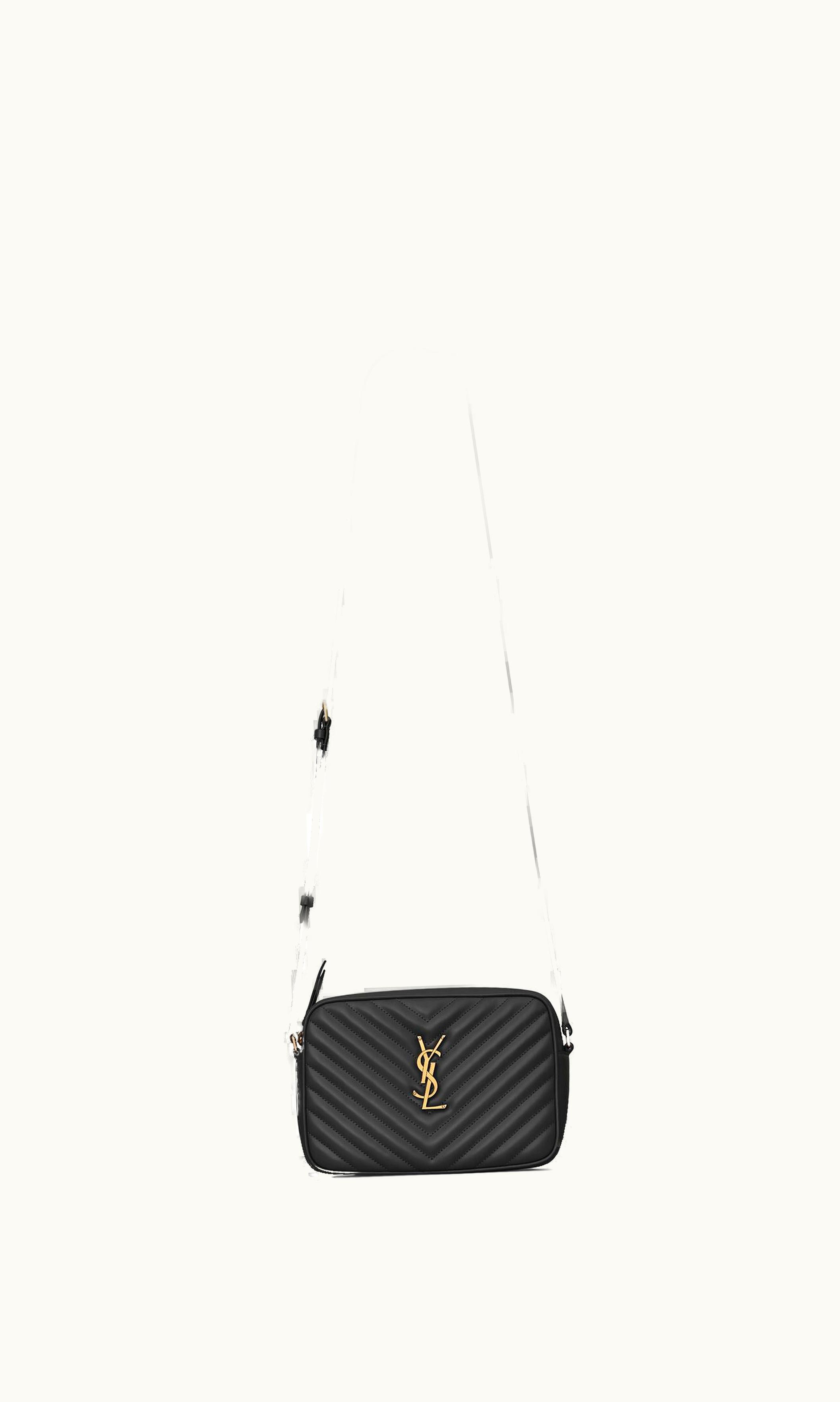 Saint Laurent Saint Laurent Lou Camera Bag In Quilted Leather Black