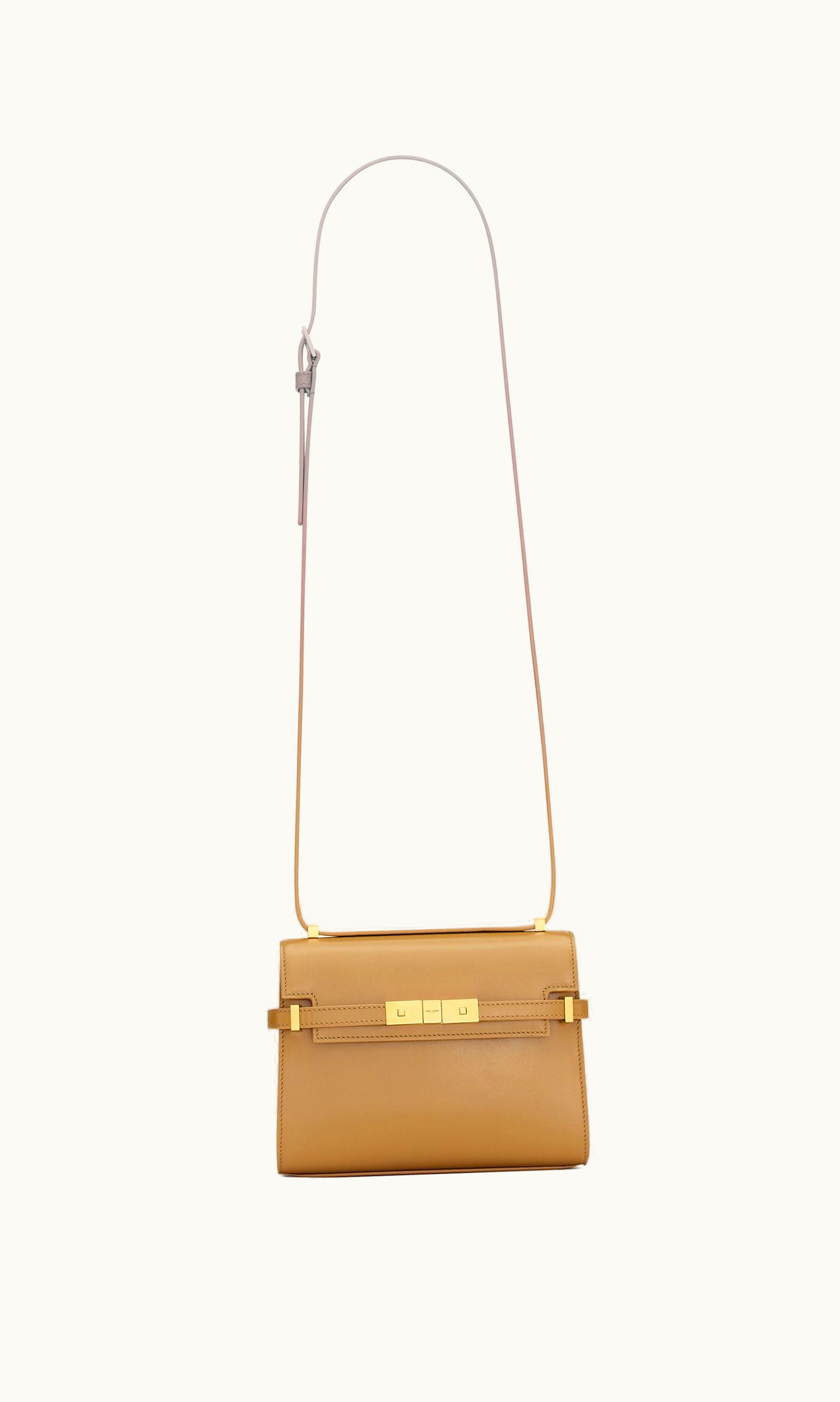 Saint Laurent Manhattan Mini Crossbody Bag In Box Saint Laurent Praline