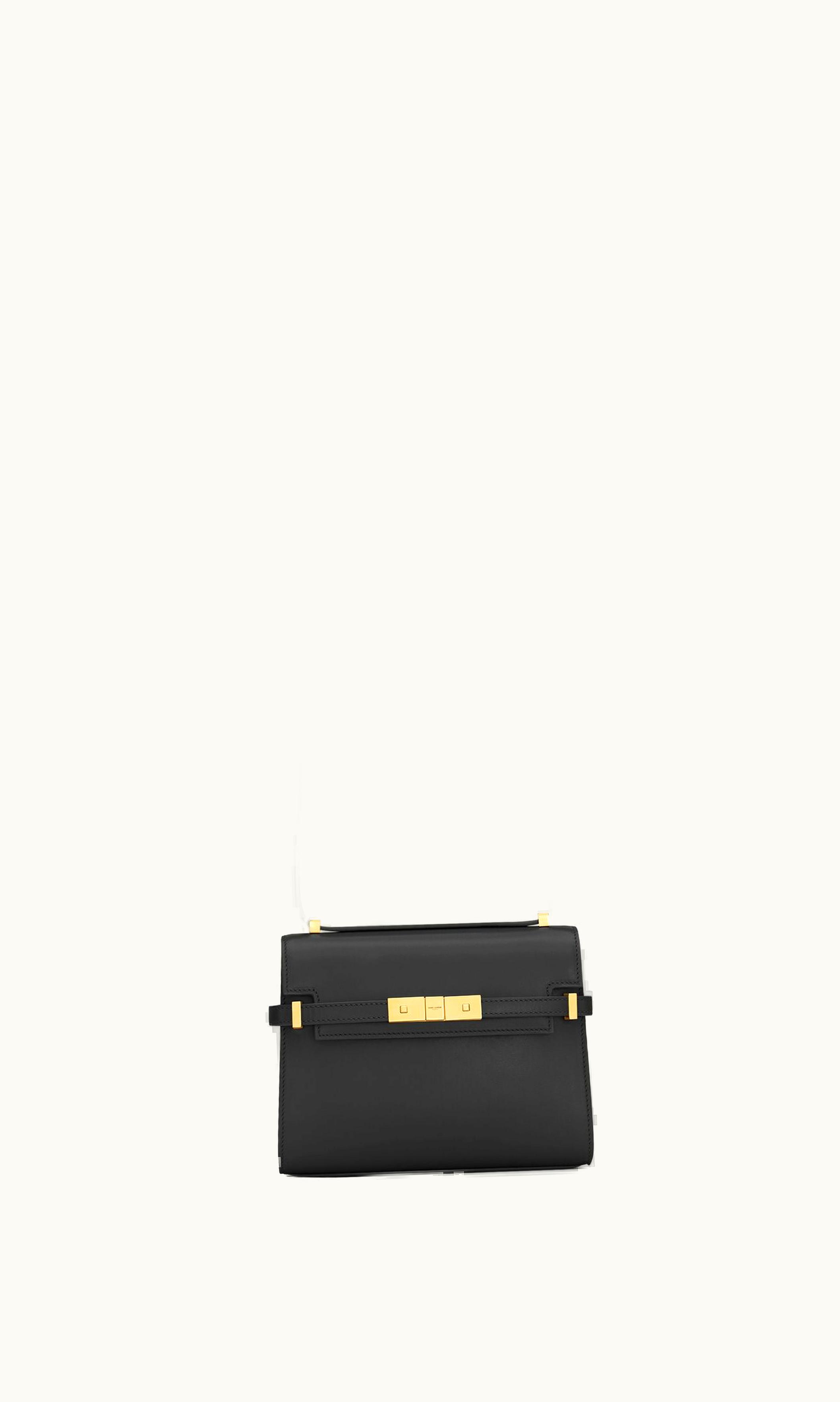 Saint Laurent Manhattan Mini Crossbody Bag In Box Saint Laurent Black