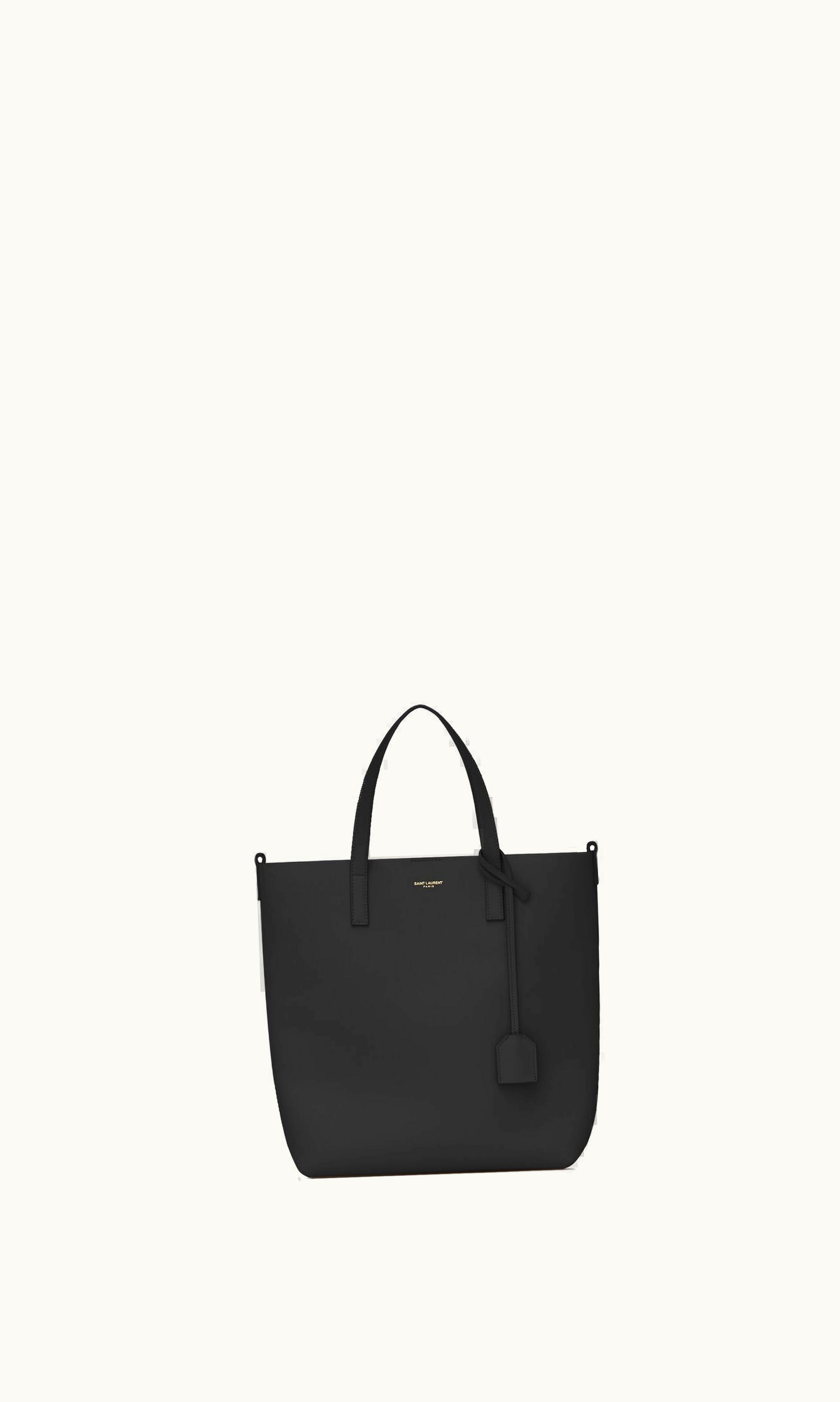 Saint Laurent Shopping Saint Laurent In Leather Black BLACK