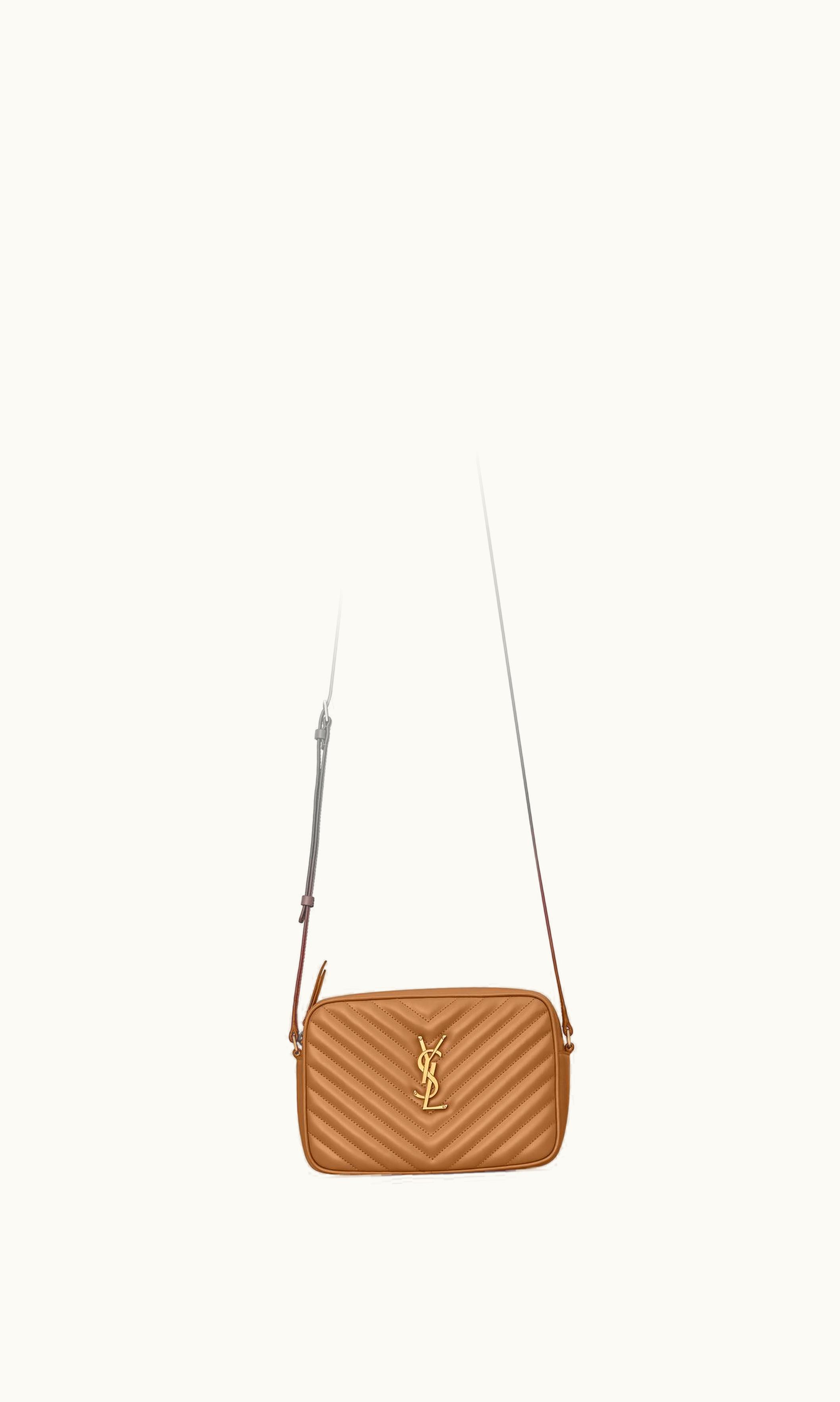 Saint Laurent Saint Laurent Lou Camera Bag In Quilted Leather Cinnamon