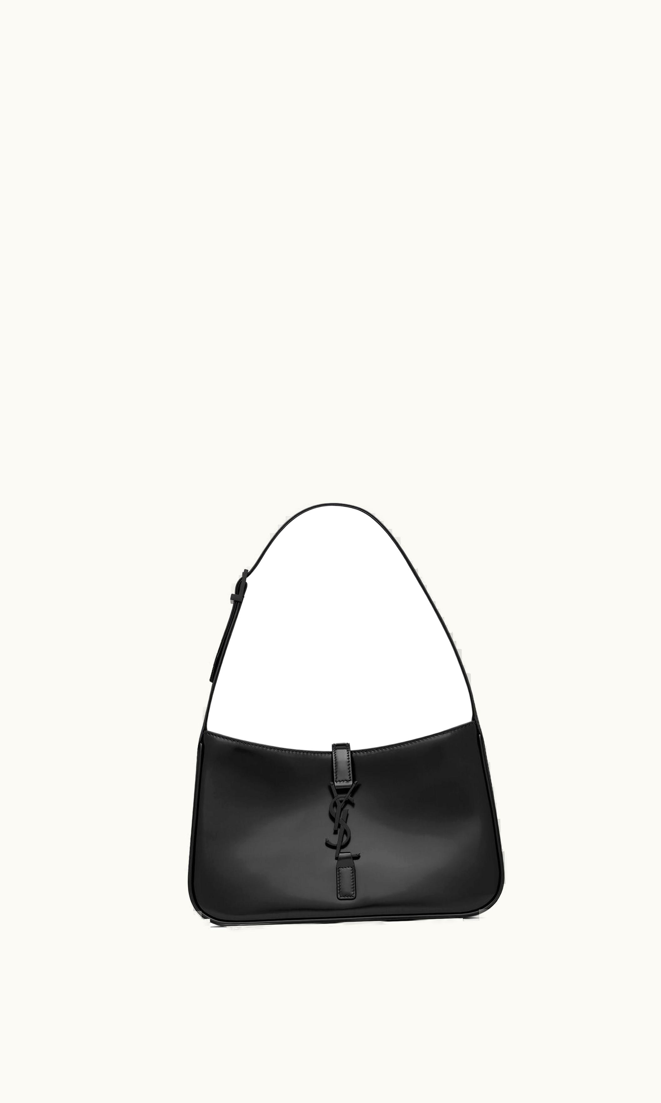 Saint Laurent Saint Laurent Le 5 À 7 In Shiny Leather Black
