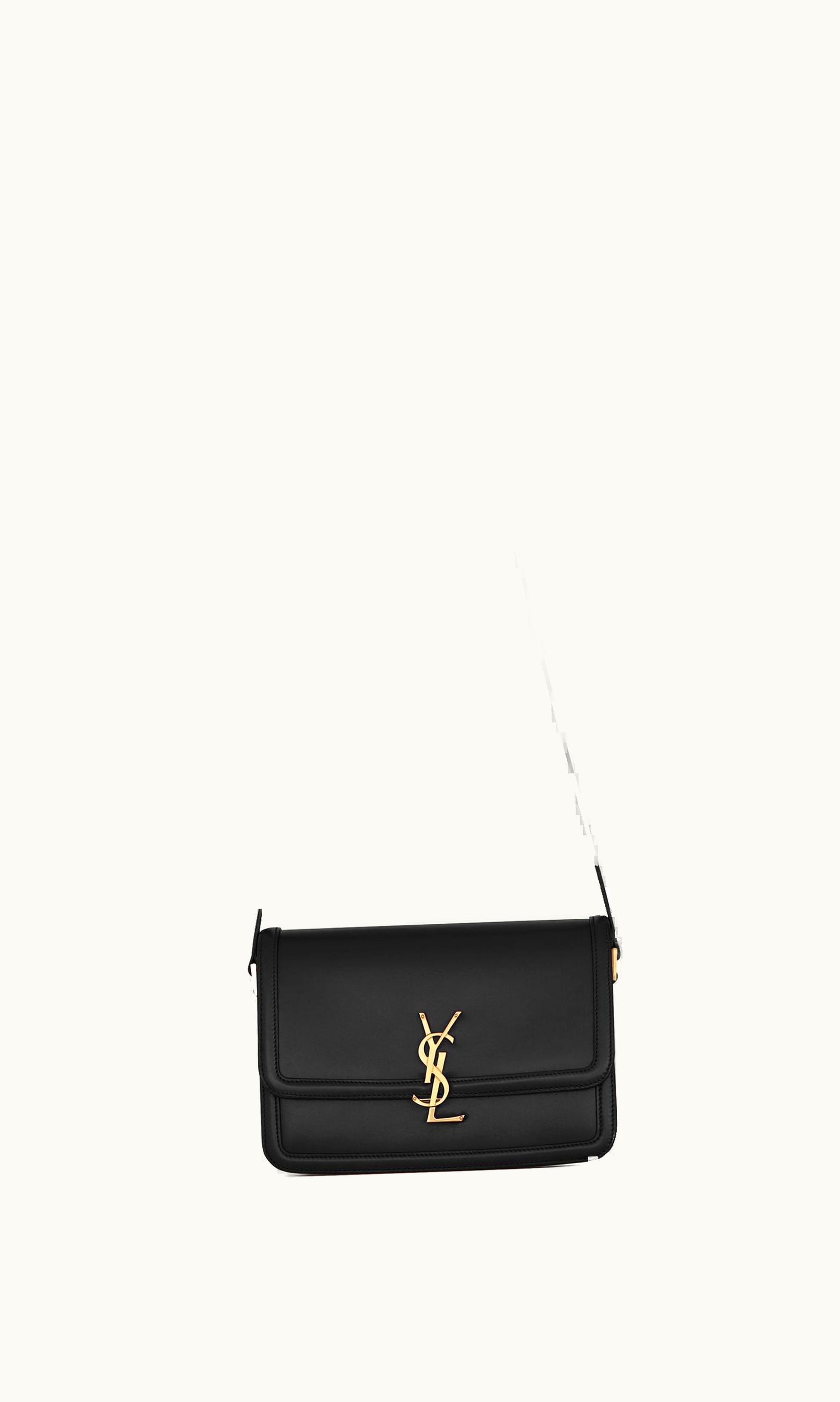 Saint Laurent Solferino Medium Satchel In Box Saint Laurent Black