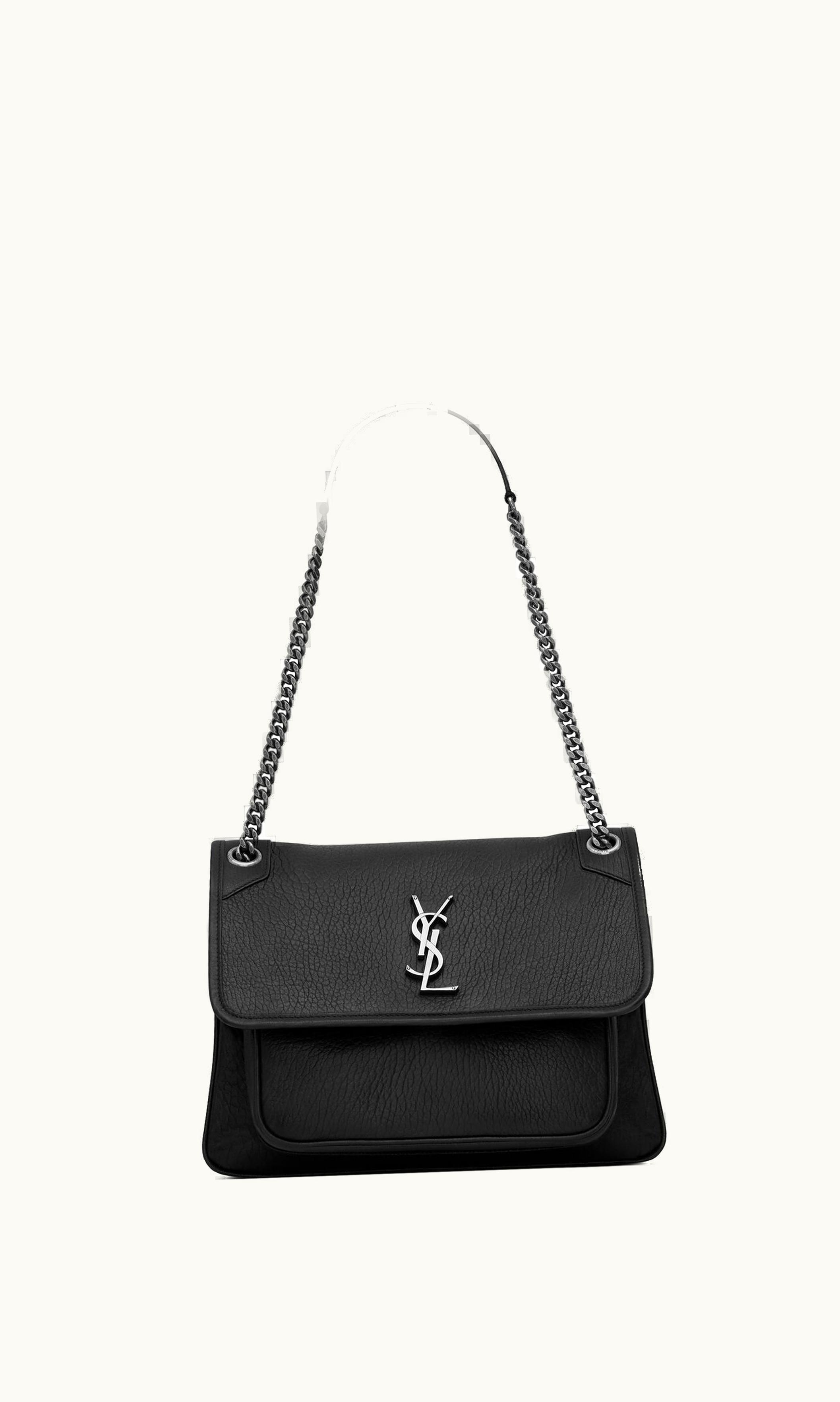 Saint Laurent Saint Laurent Niki Medium In Grained Lambskin Black