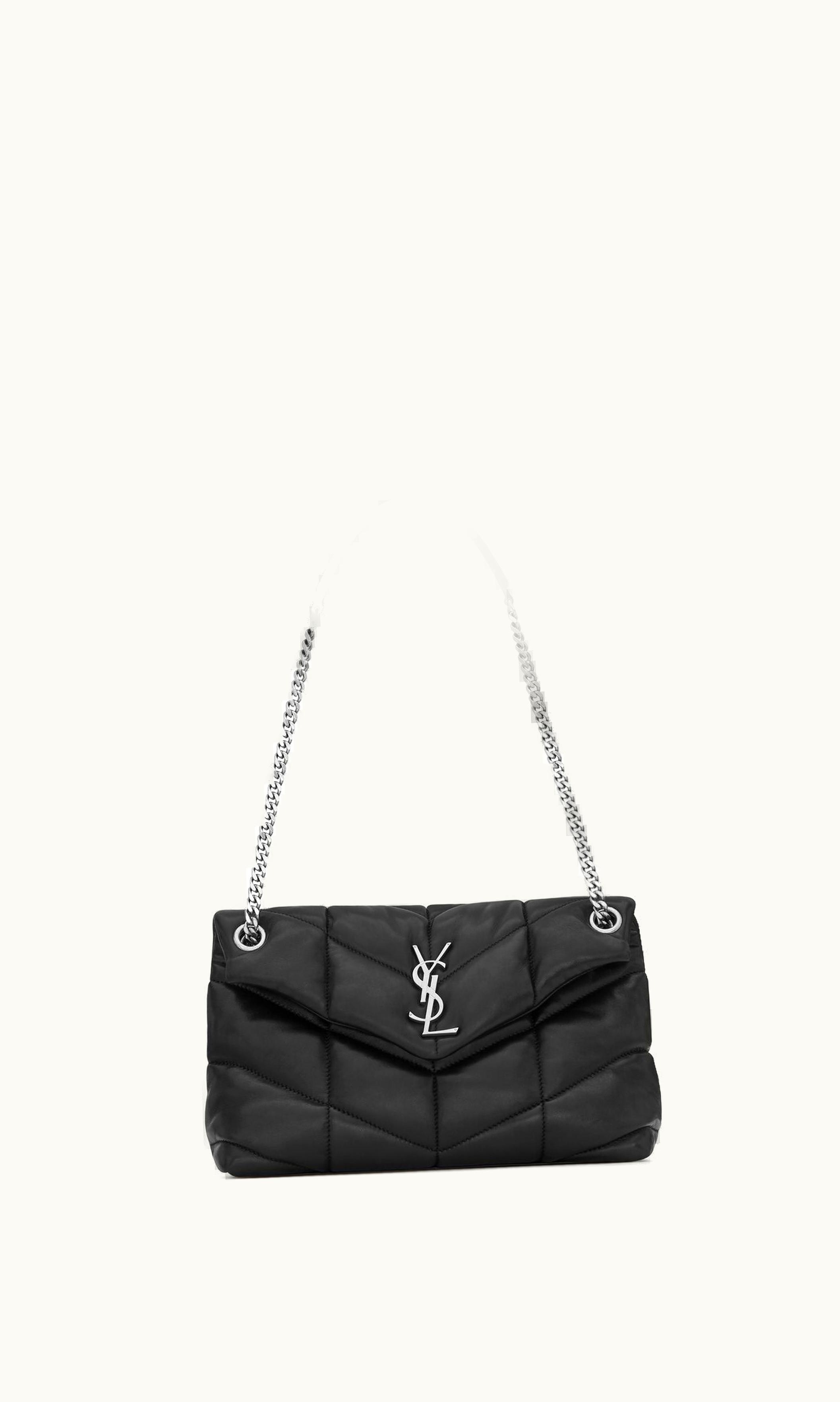 Saint Laurent Saint Laurent Puffer Small In Nappa Leather Black 808881657