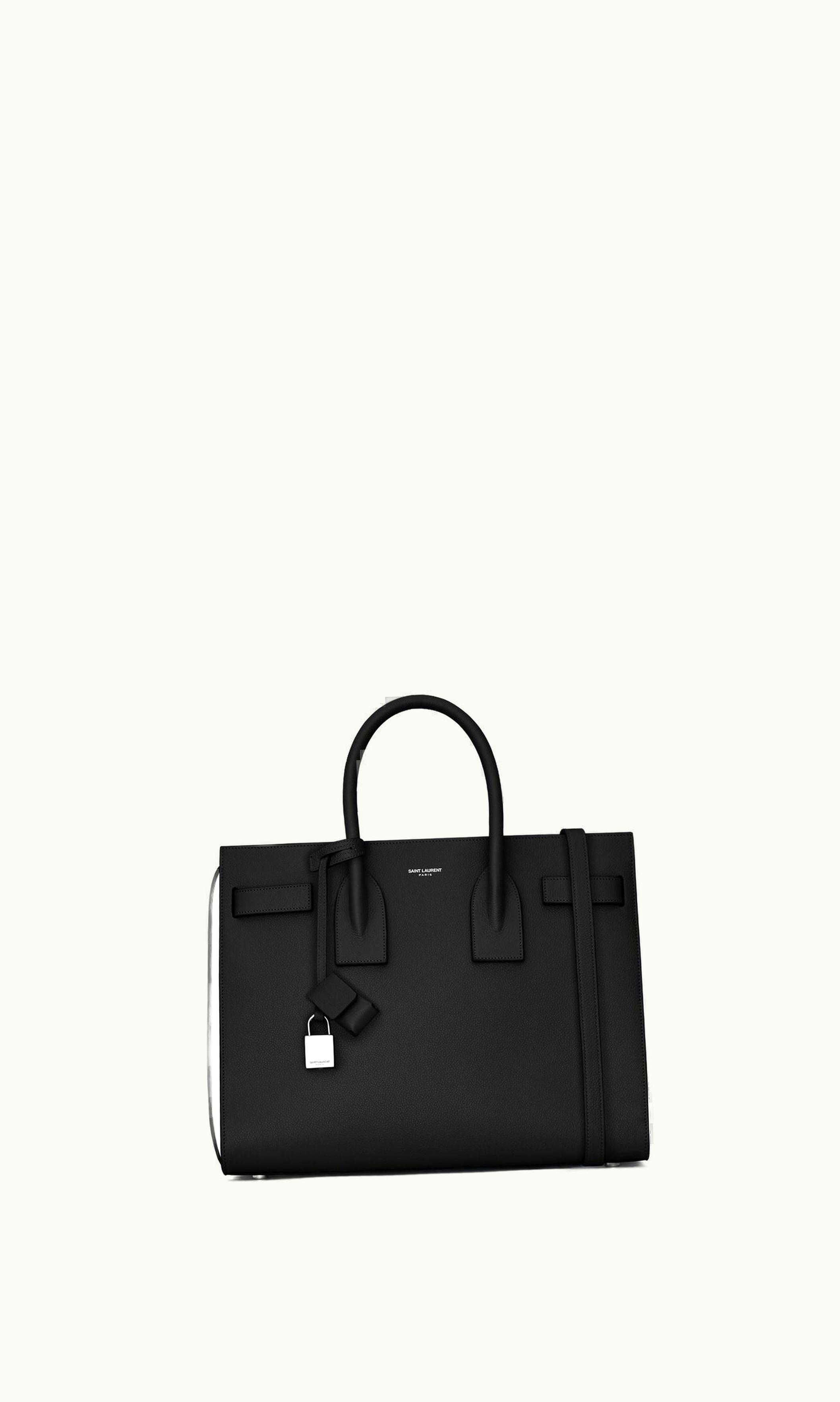 Saint Laurent Saint Laurent Sac De Jour Small In Grained Leather Black
