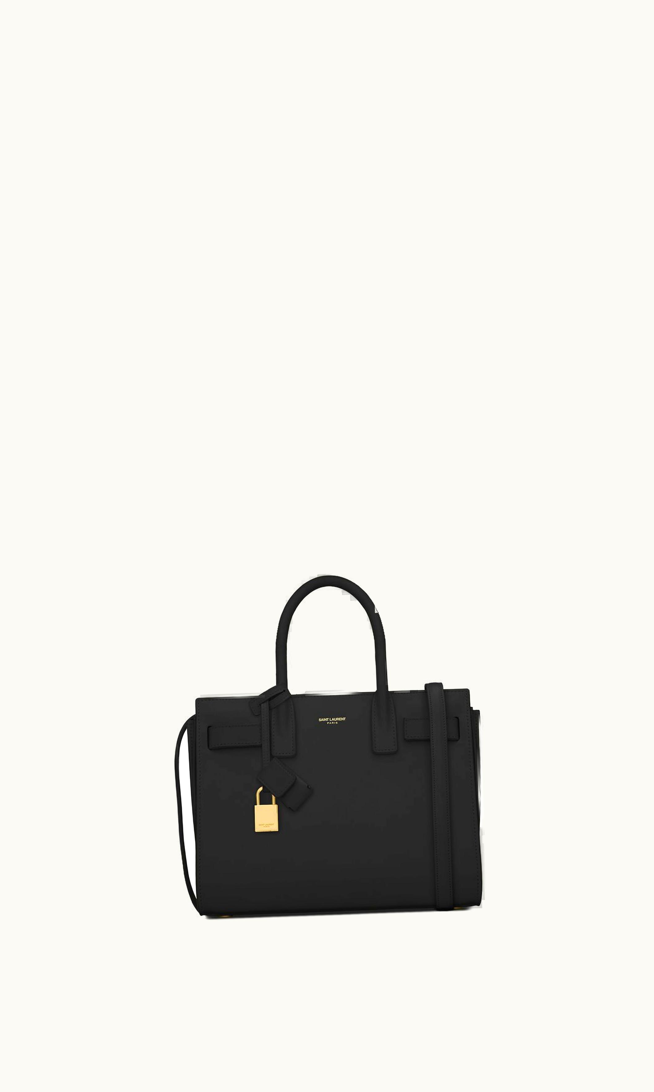 Saint Laurent Saint Laurent Sac De Jour Baby In Smooth Leather Black