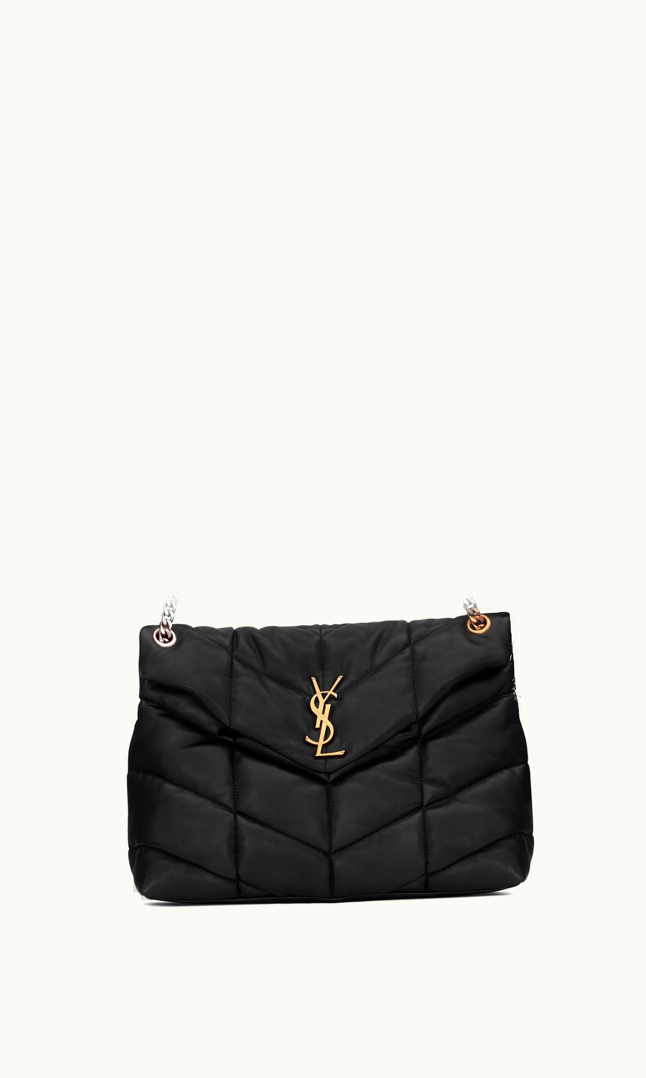 Saint Laurent Saint Laurent Puffer Medium In Nappa Leather Black