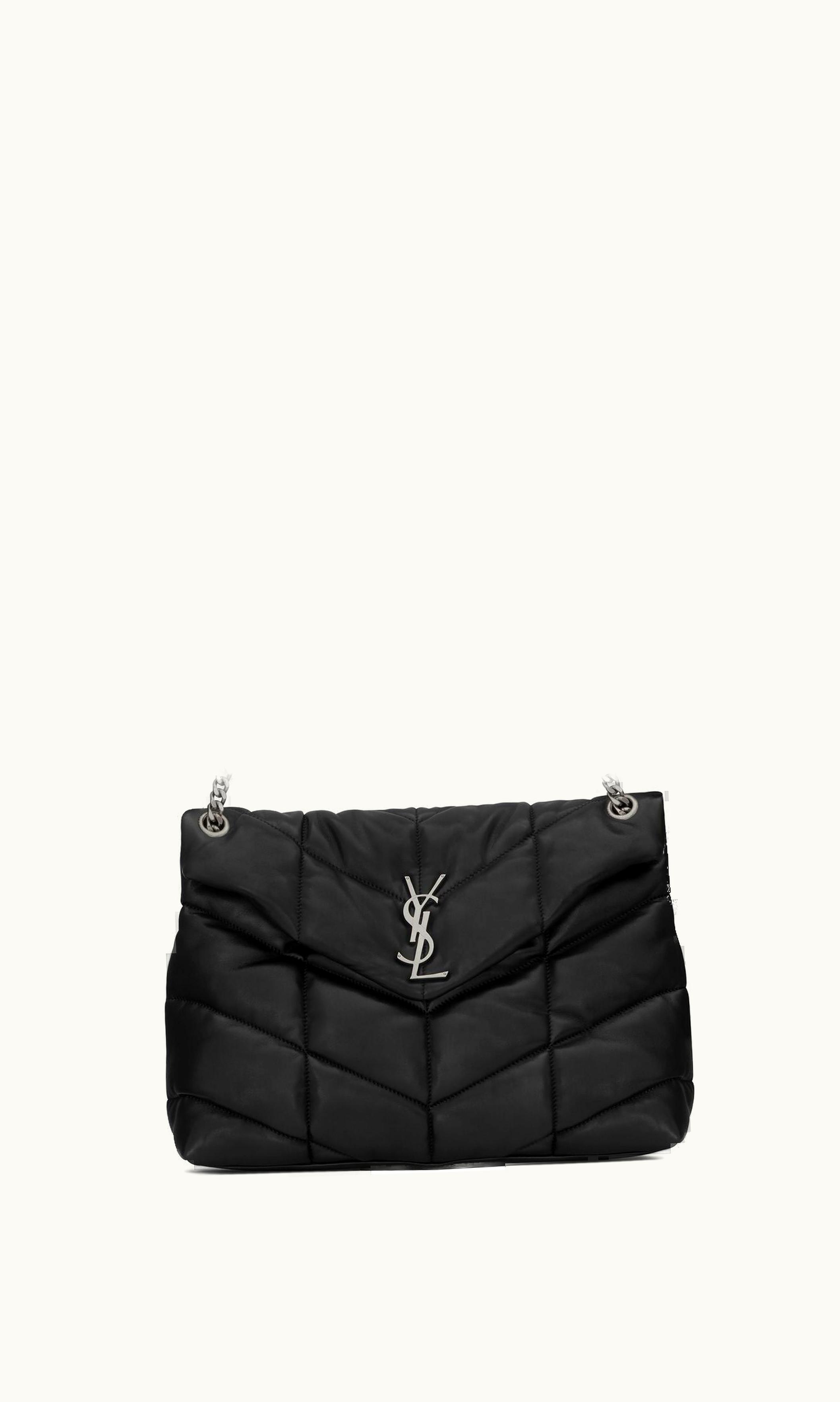 Saint Laurent Saint Laurent Puffer Medium In Nappa Leather Black 808881662