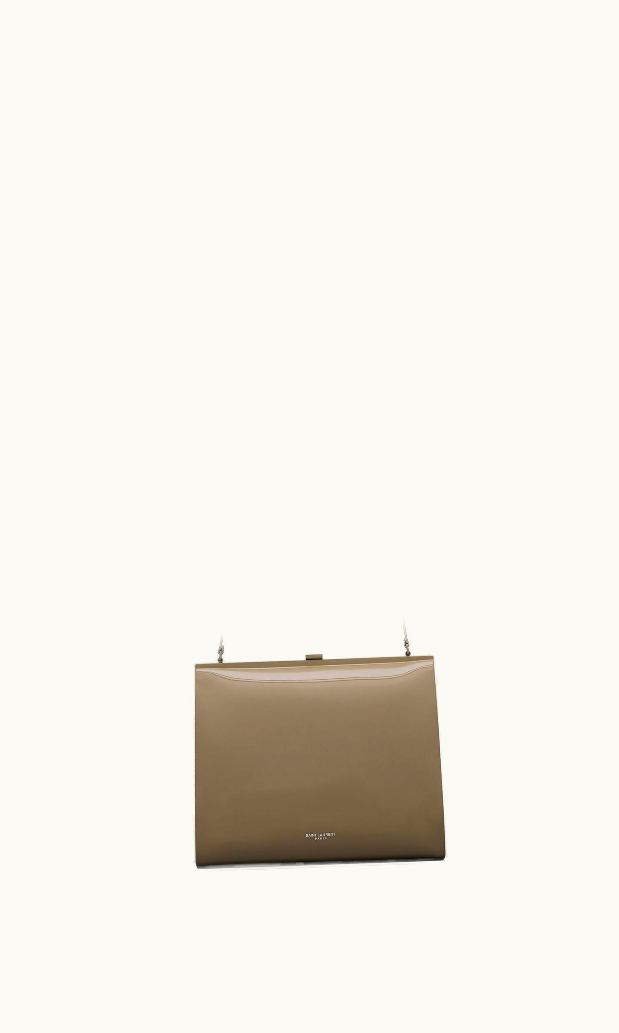 Saint Laurent Saint Laurent Le Anne-Marie Small In Vinyl Dark Desert