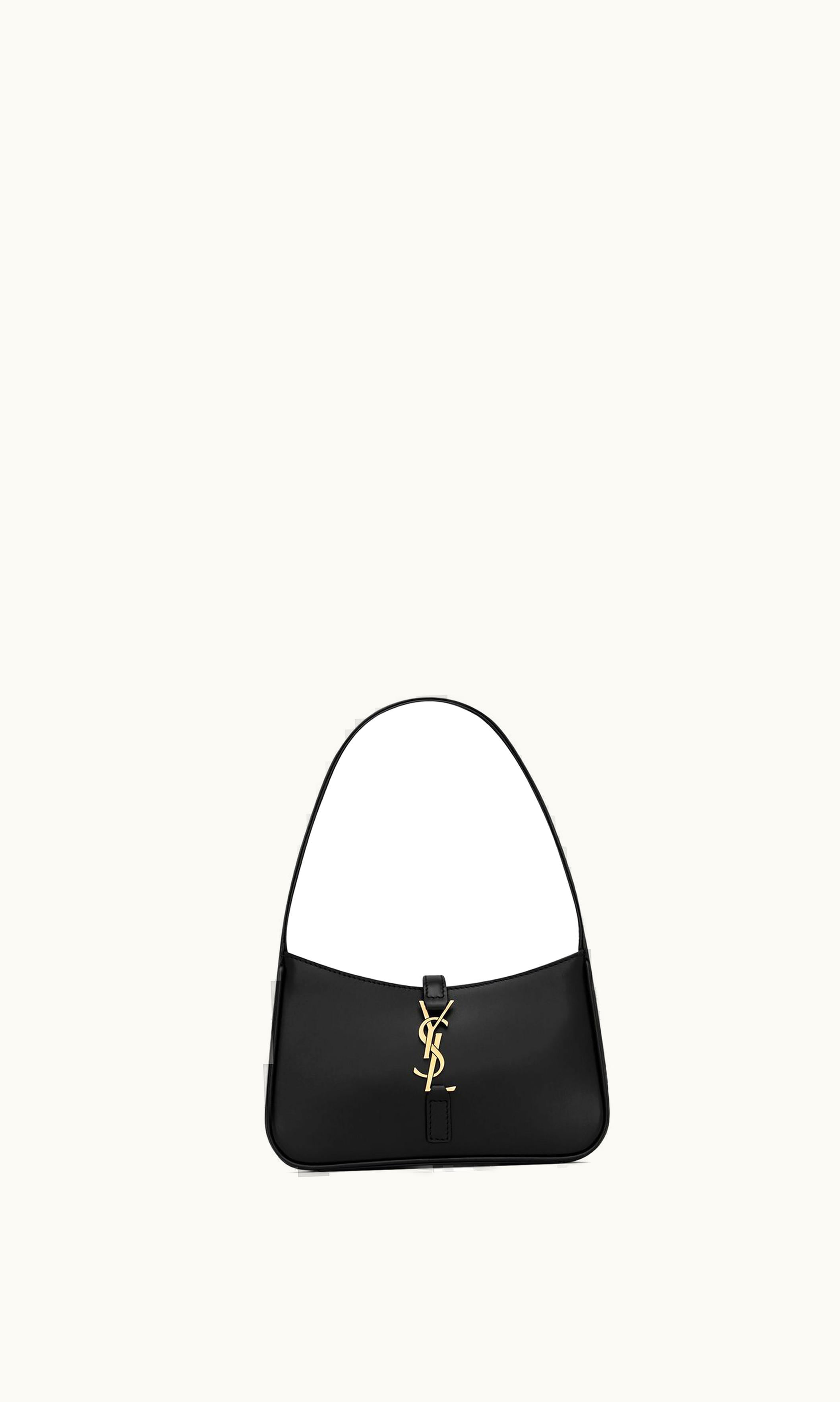Saint Laurent Saint Laurent Mini Le 5 À 7 In Smooth Leather Noir