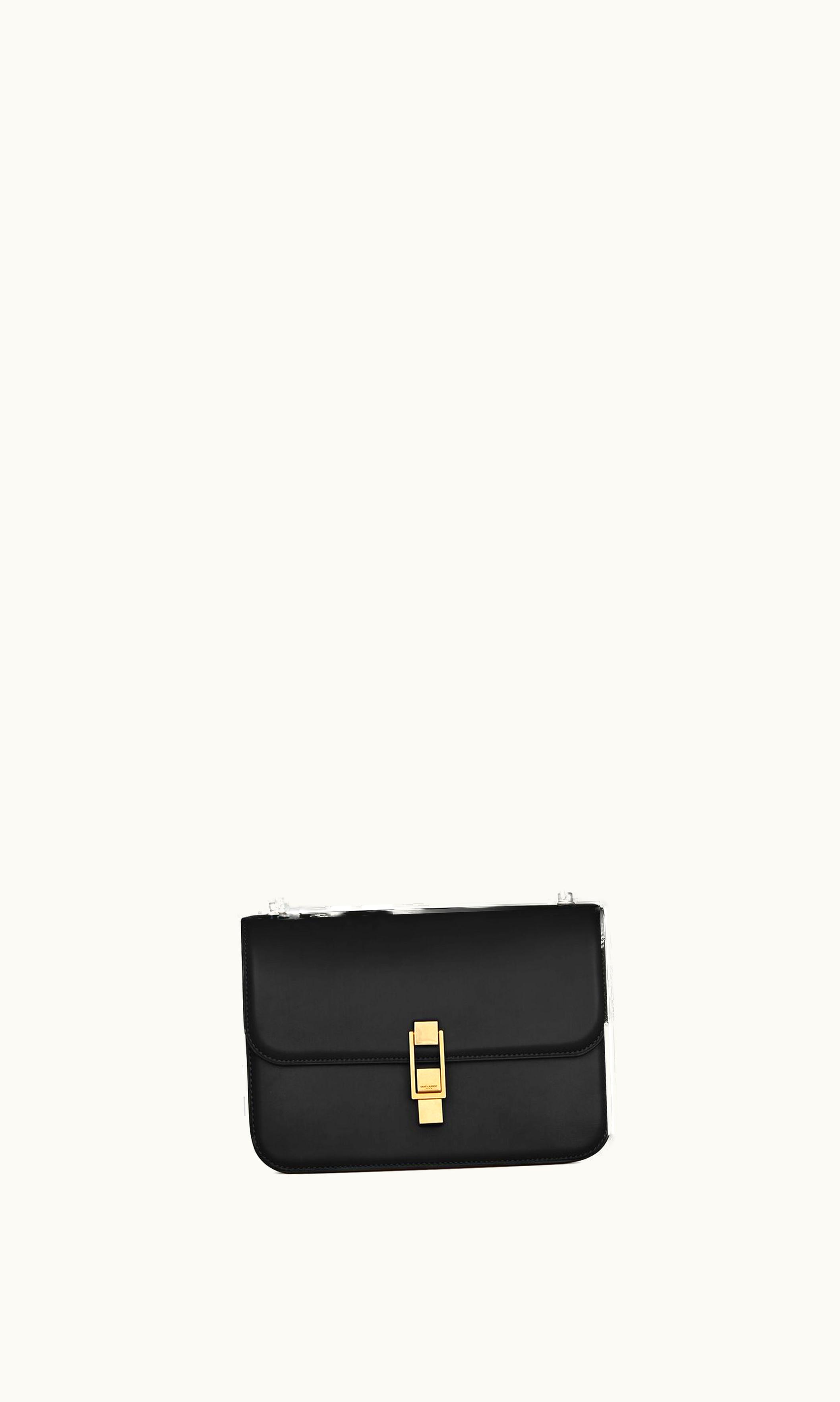 Saint Laurent Le Carré Satchel In Box Saint Laurent Black