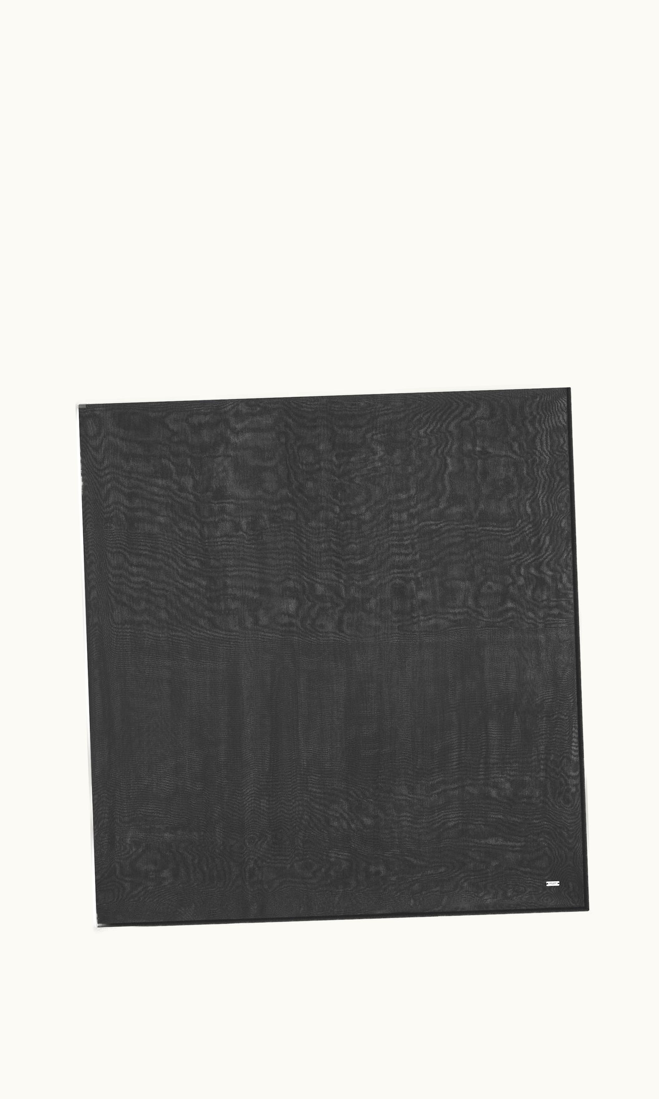 Saint Laurent Saint Laurent Large Square Scarf In Silk Muslin Black