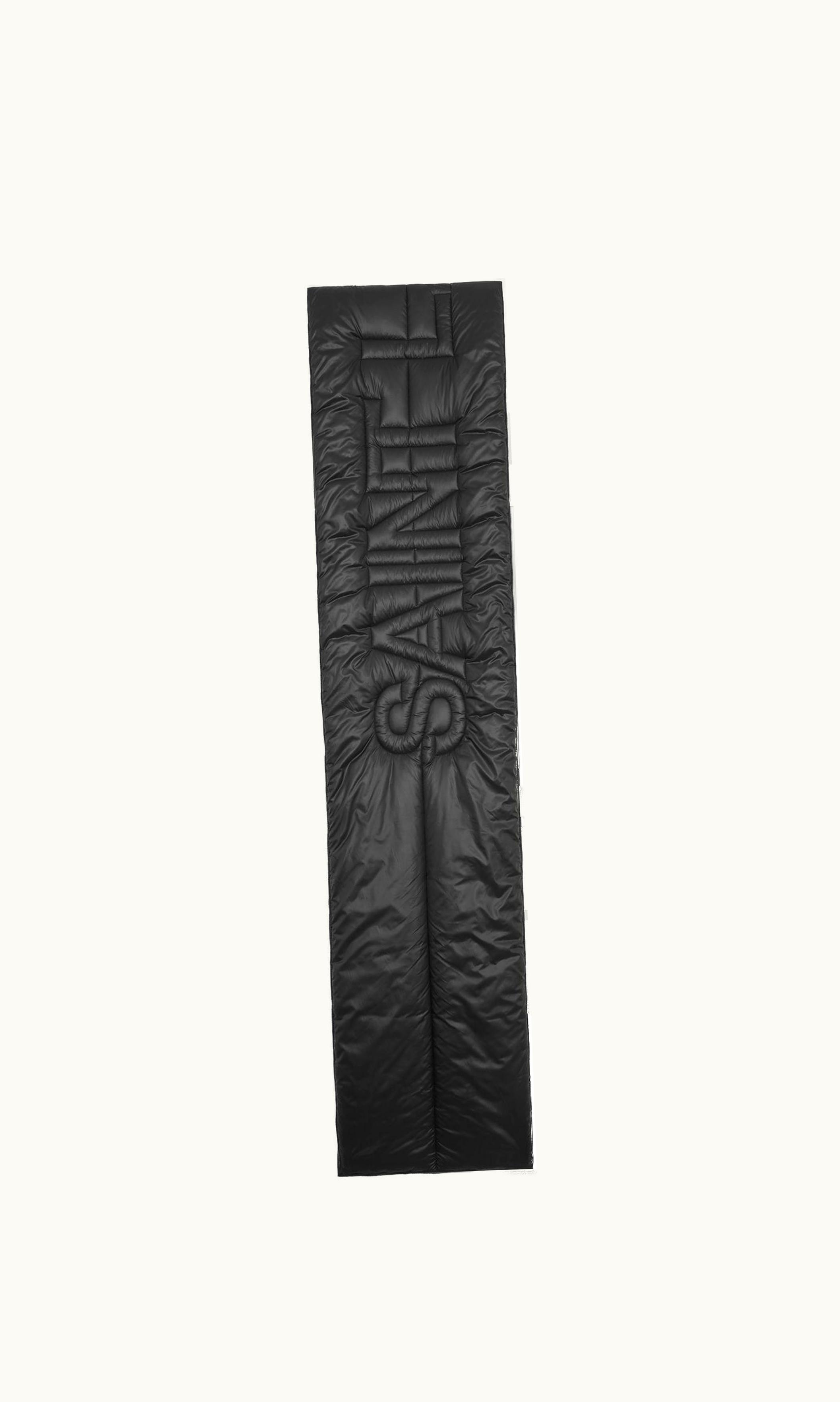 Saint Laurent Saint Laurent Puffer Scarf In Nylon Black