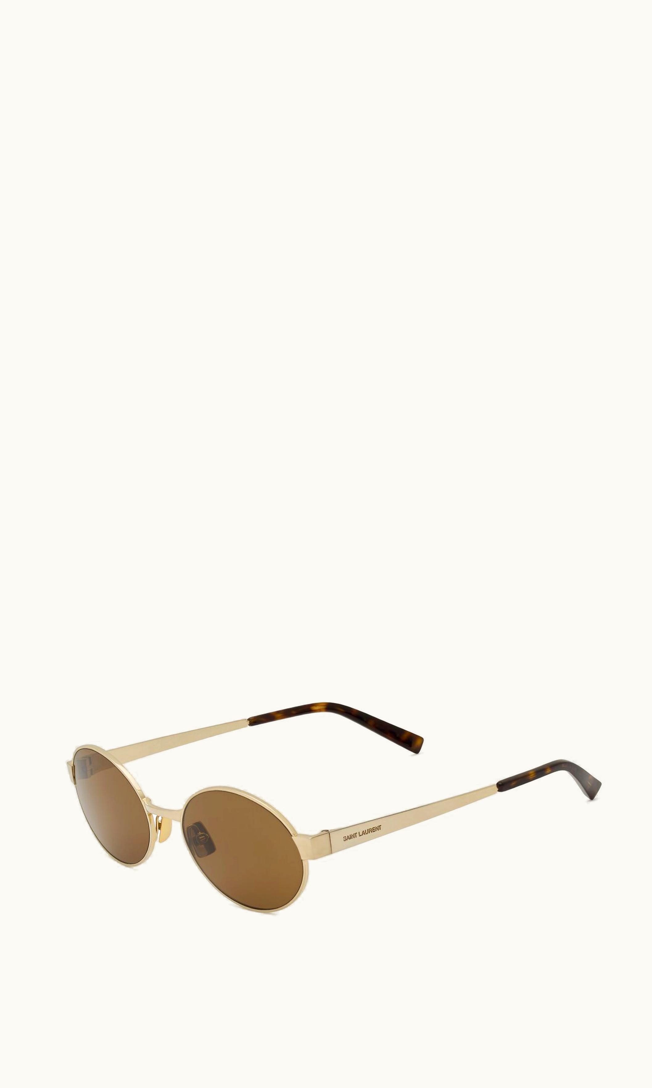Saint Laurent Saint Laurent Sl 692 Light Gold And Brown