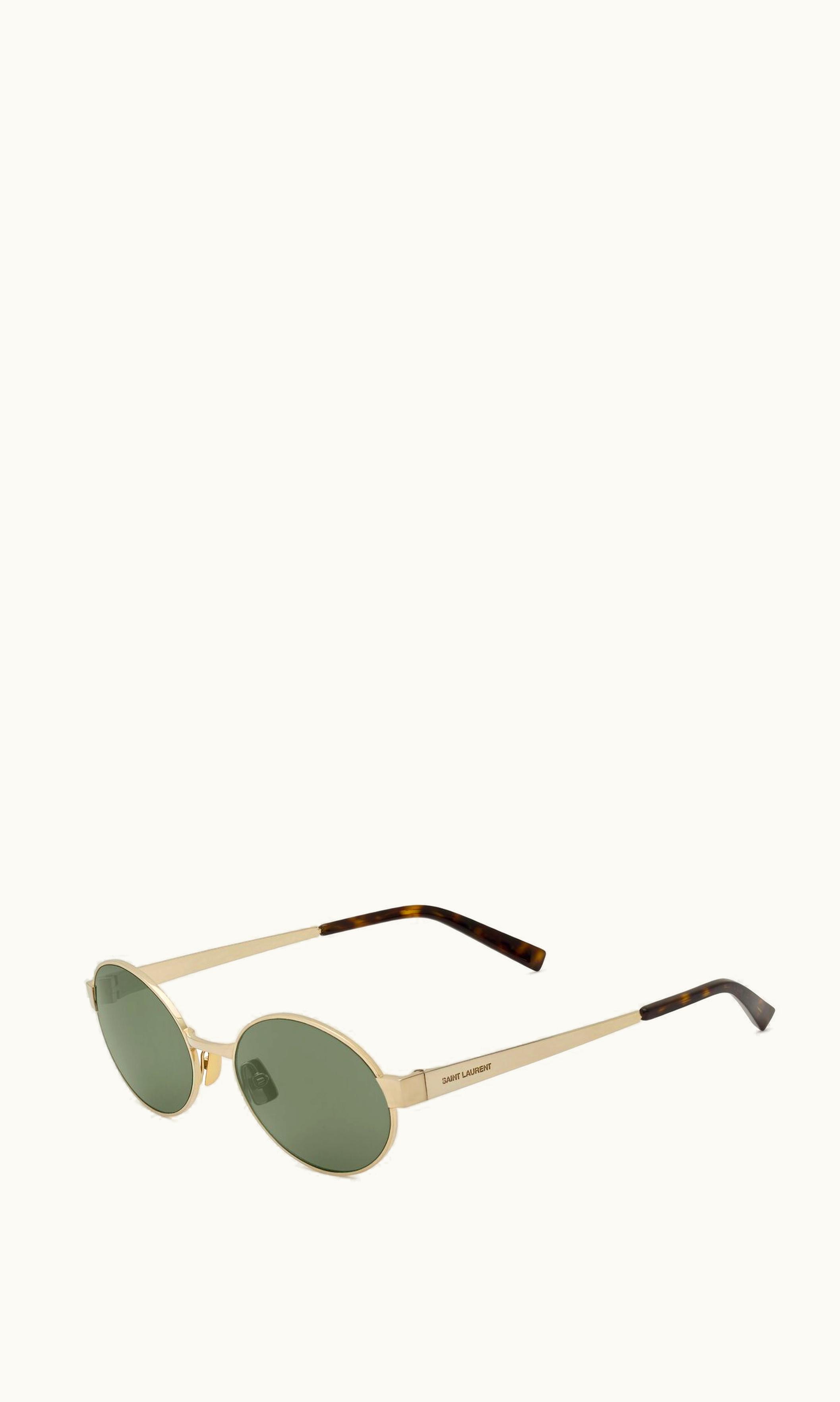Saint Laurent Saint Laurent Sl 692 Light Gold And Green