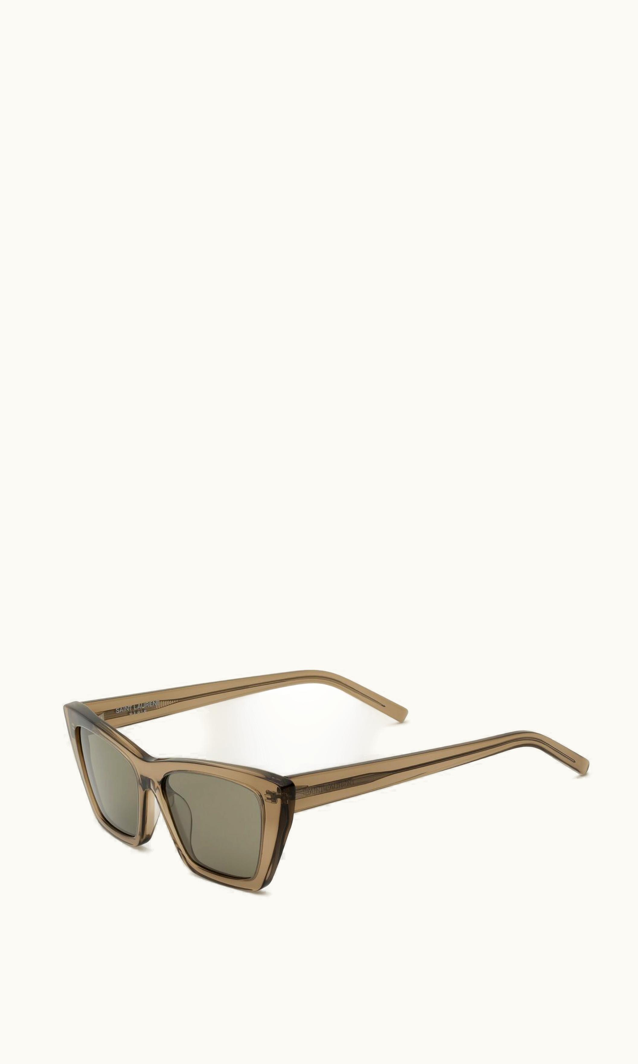 Saint Laurent Saint Laurent Sl 276 Mica Transparent Brown And Light Grey