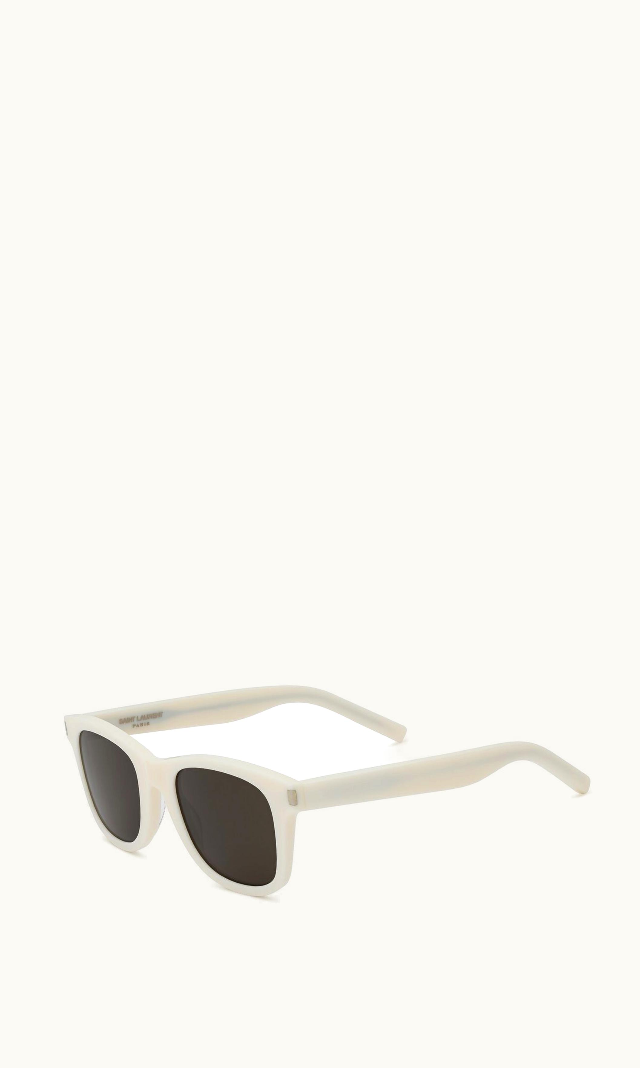 Saint Laurent Saint Laurent Classic Sl 51 Ivory And Grey