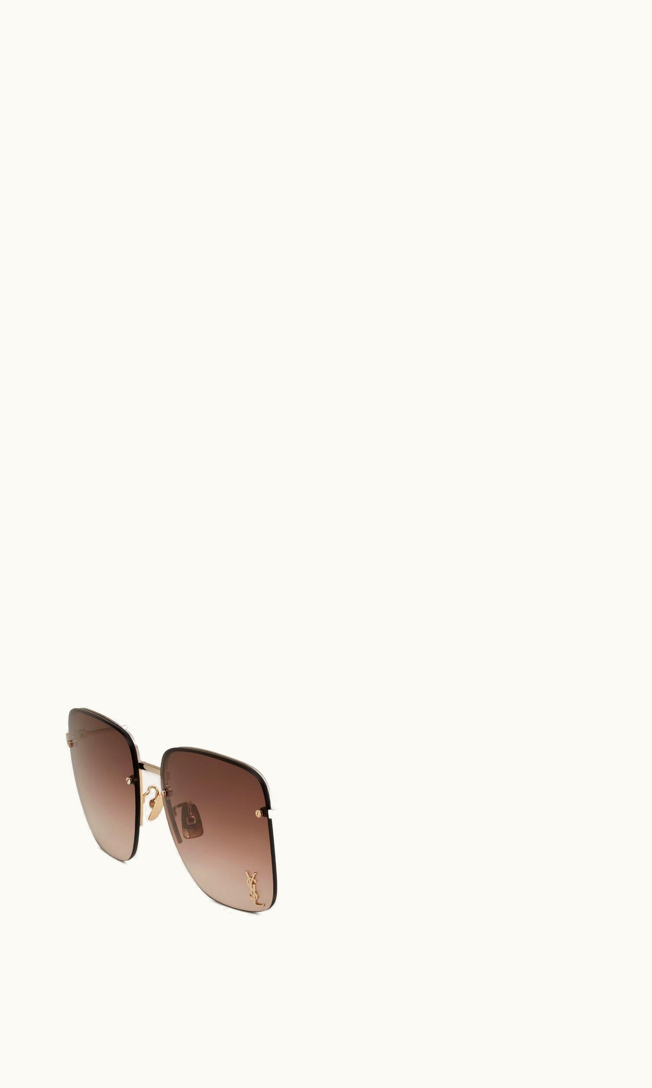 Saint Laurent Saint Laurent Sl 312 M Light Gold And Gradient Brown