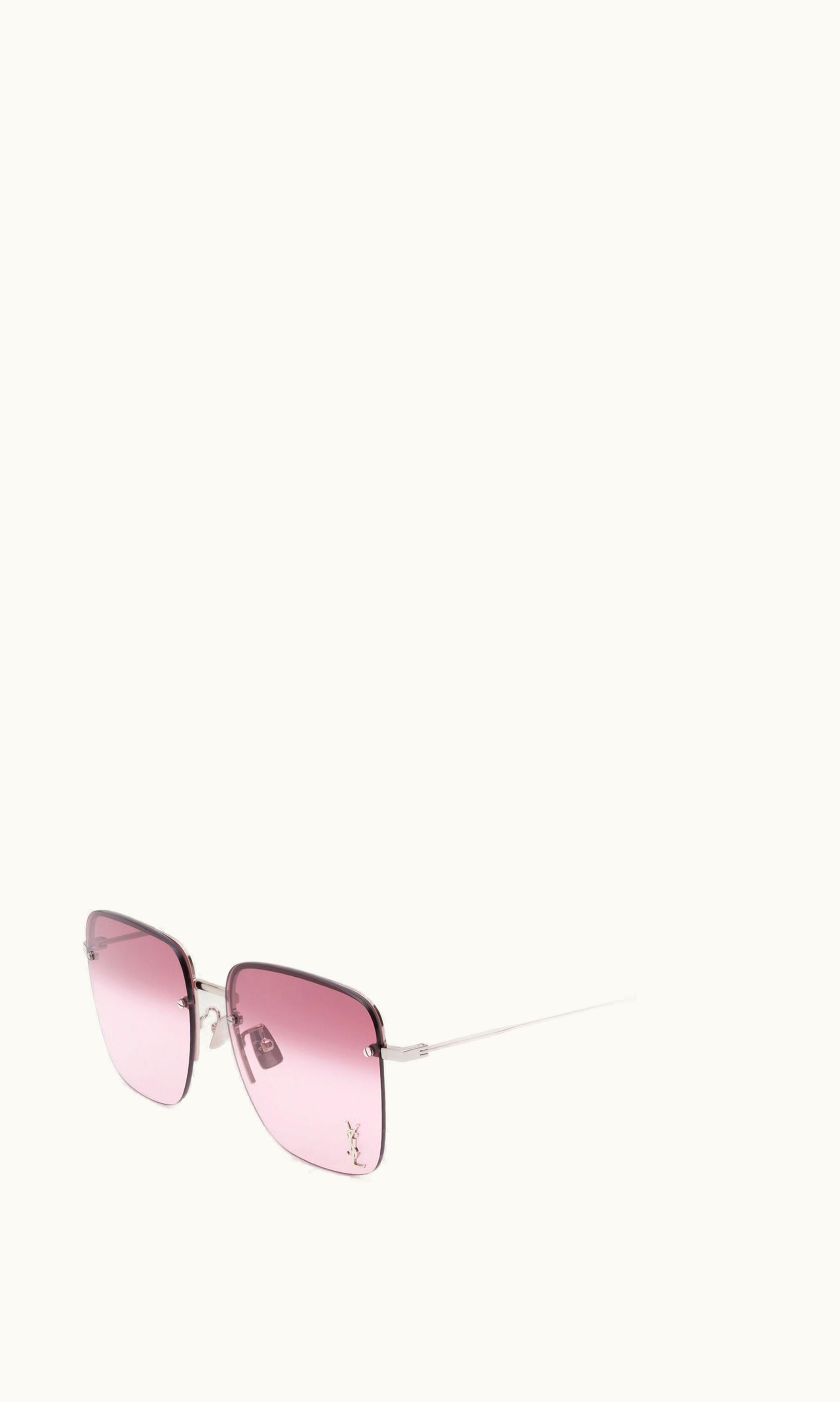 Saint Laurent Saint Laurent Sl 312 M Silver And Gradient Burgundy