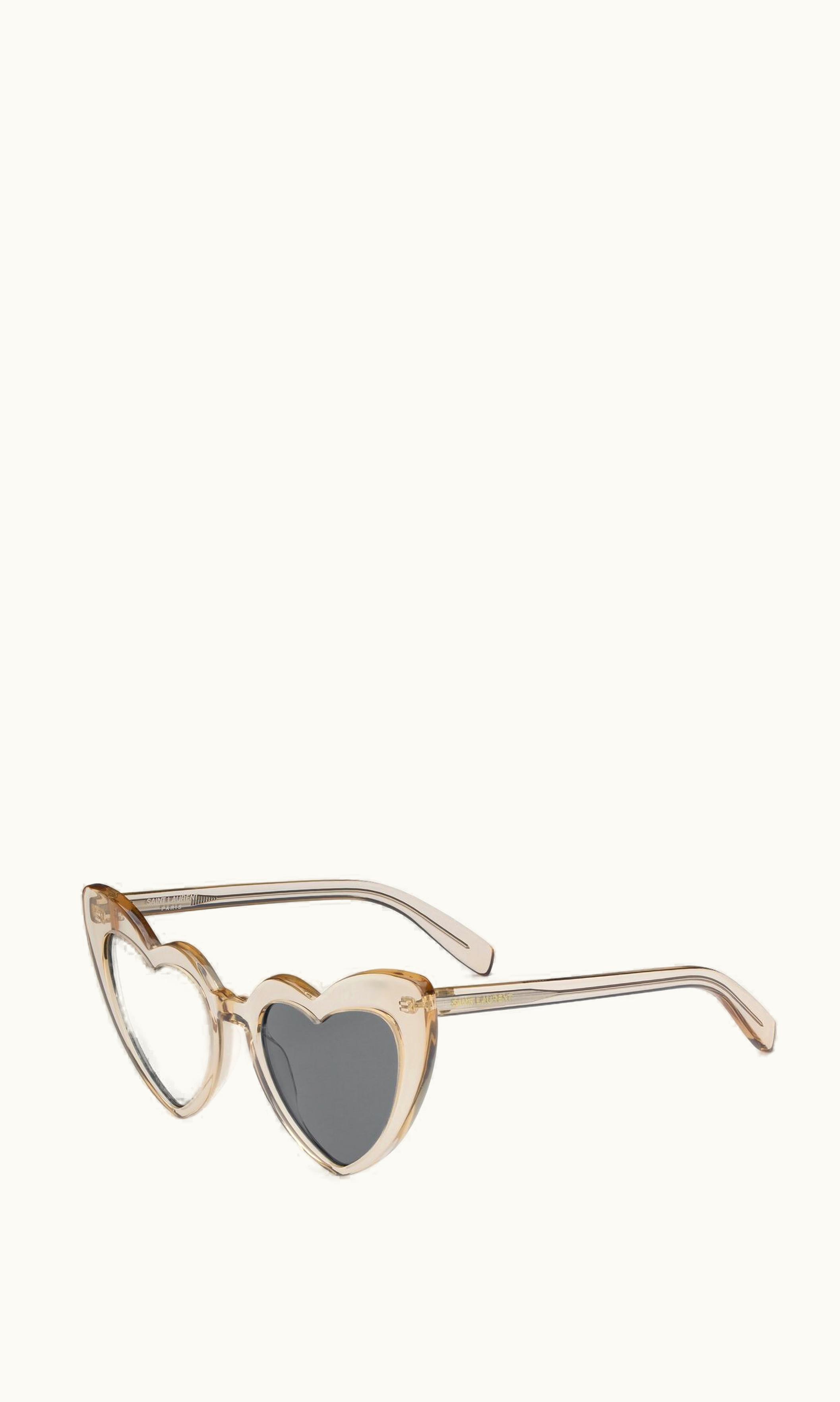 Saint Laurent Saint Laurent Sl 181 Loulou Transparent Nude And Copper