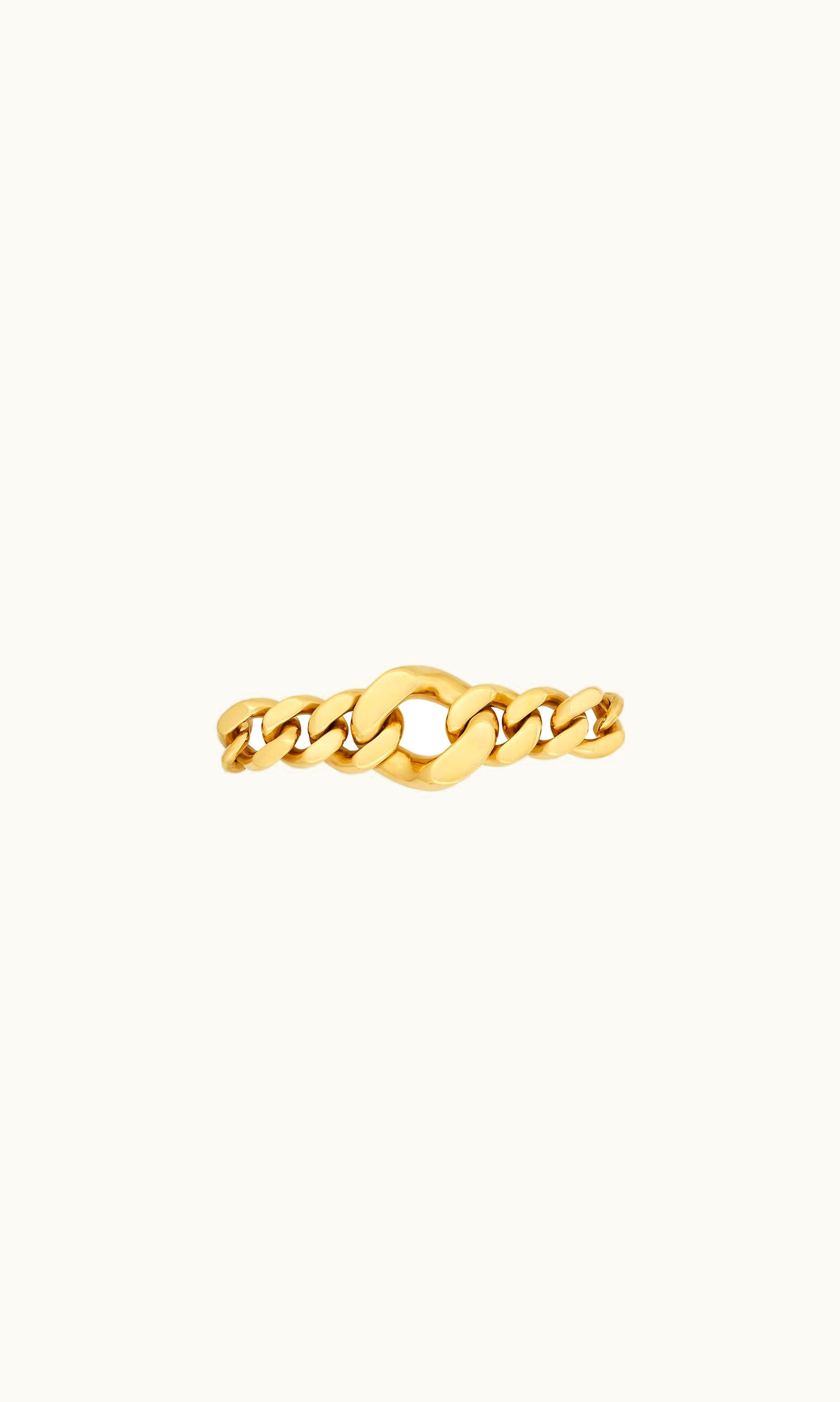 Saint Laurent Saint Laurent Graduated Chain Bracelet In Metal Gold