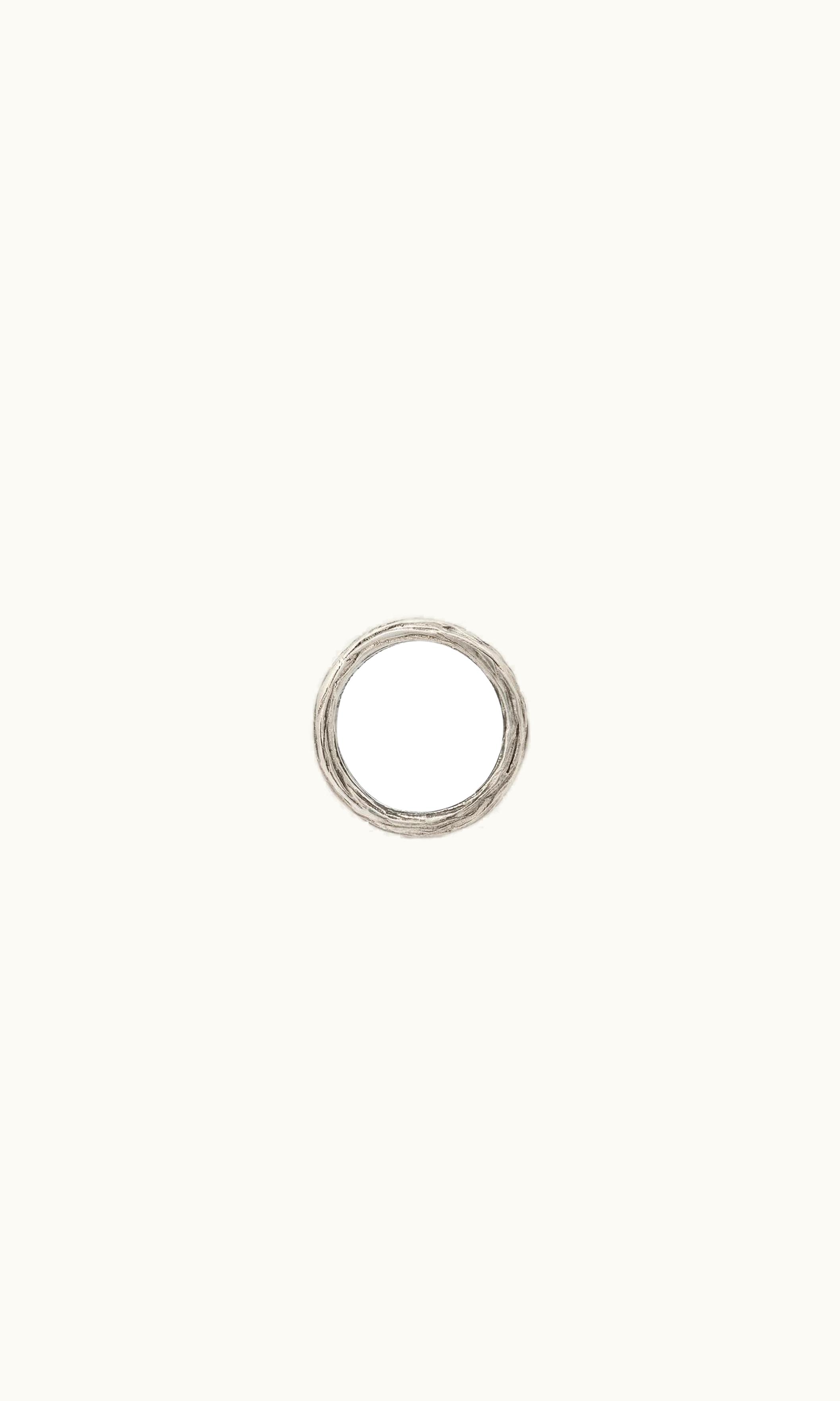 Saint Laurent Saint Laurent Arty Ring In Metal Oxidized Silver
